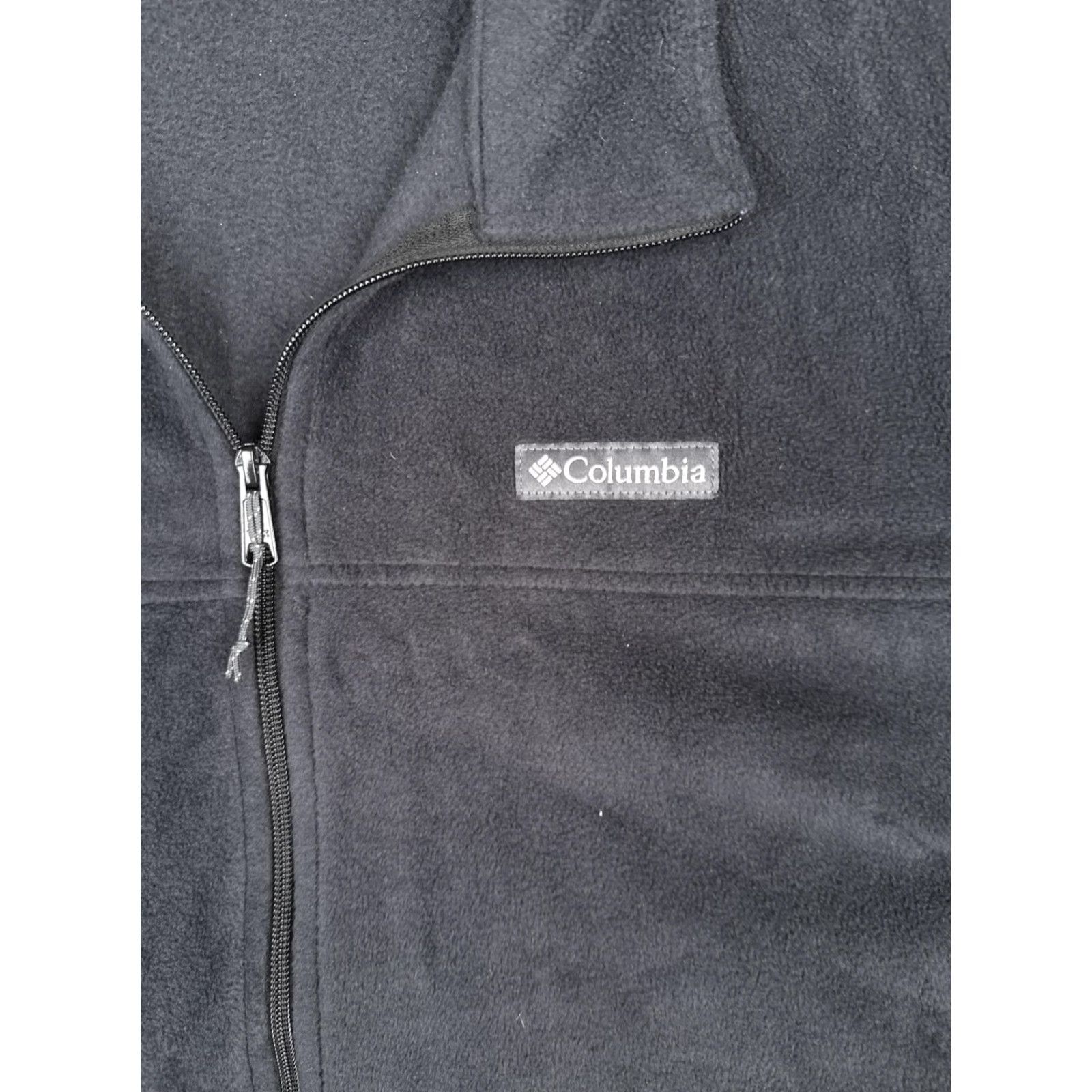 Vintage Columbia Jacket Mens 2XL Black Full Zip Pockets Fleece Outdoor Hiking Warm Size US XXL / EU 58 / 5 - 6 Thumbnail