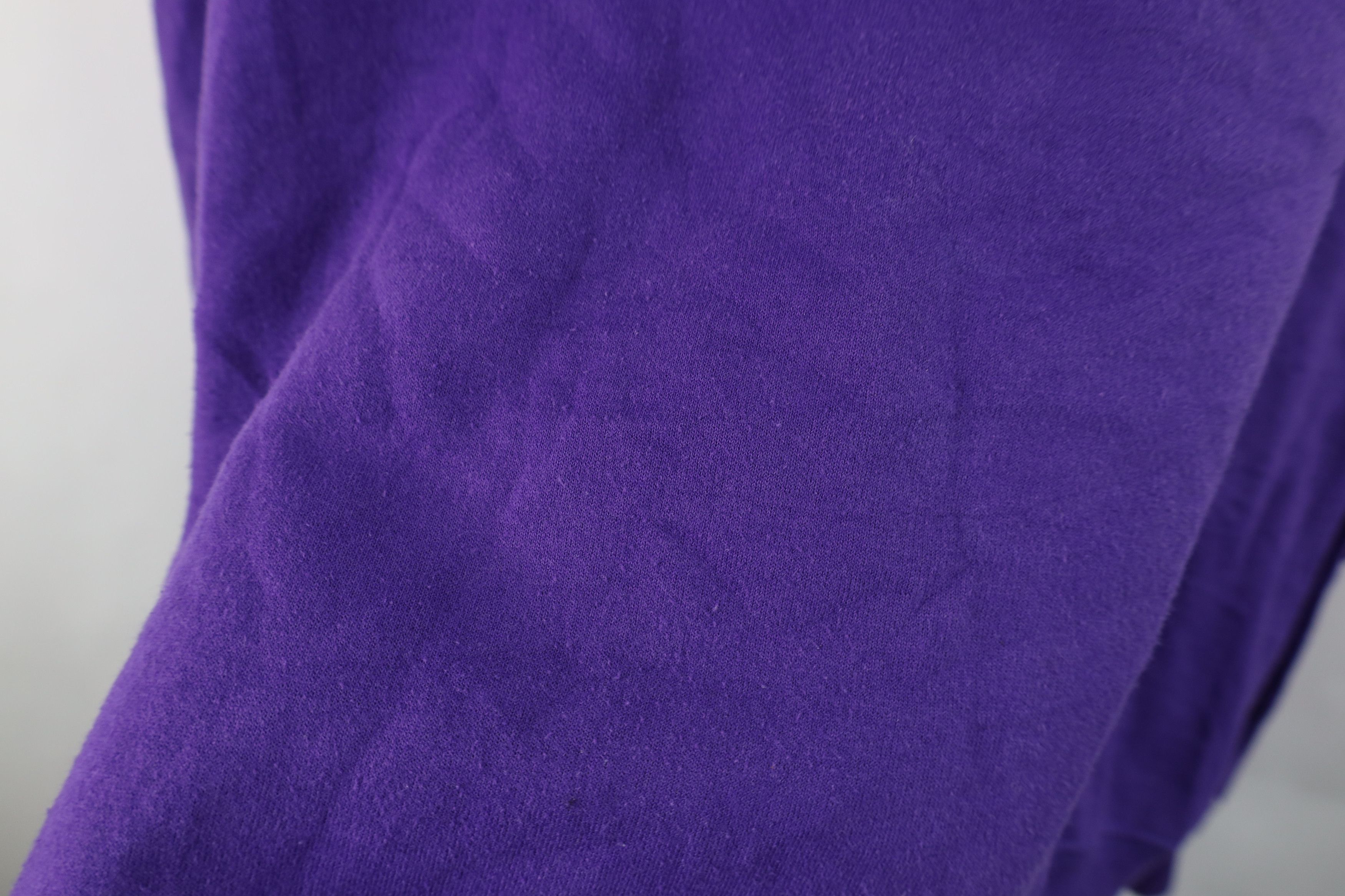 Champion Vintage 90s Champion Blank Crewneck Sweatshirt Purple Size US XL / EU 56 / 4 - 7 Thumbnail