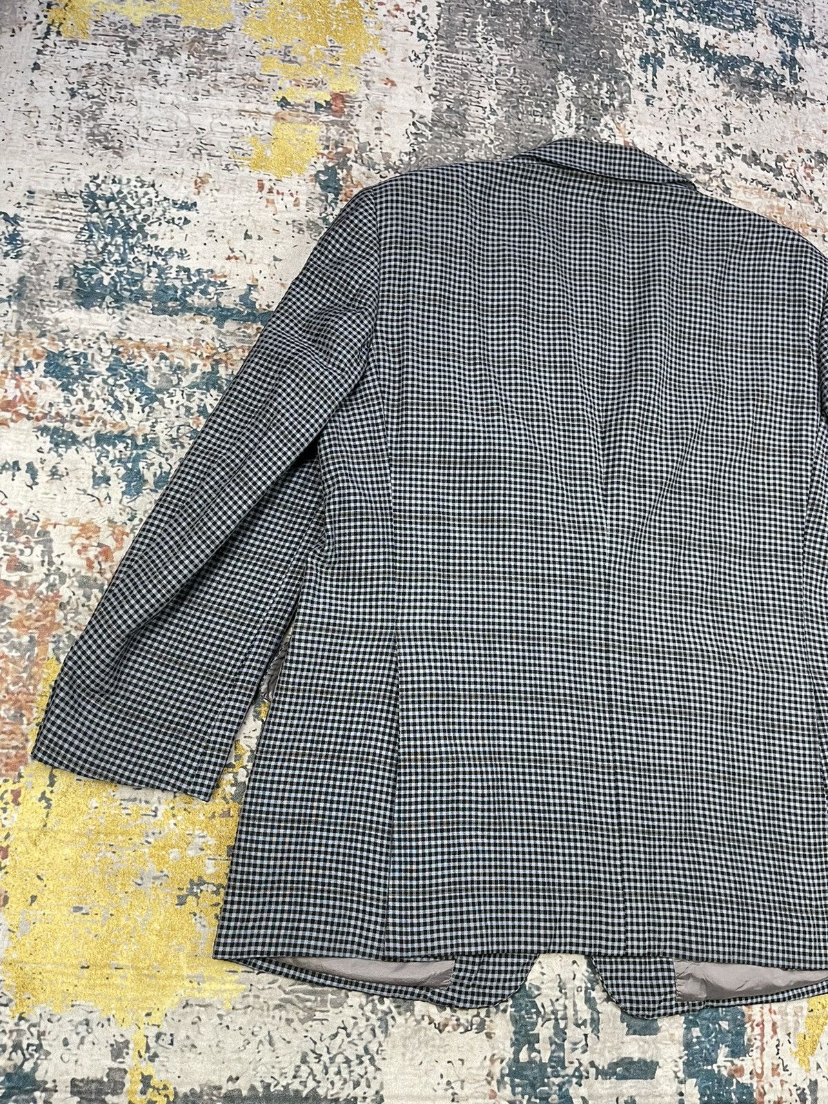 Burberry Burberry London Checked Plaid Silky Wool Blazer Size US M / EU 48-50 / 2 - 6 Thumbnail