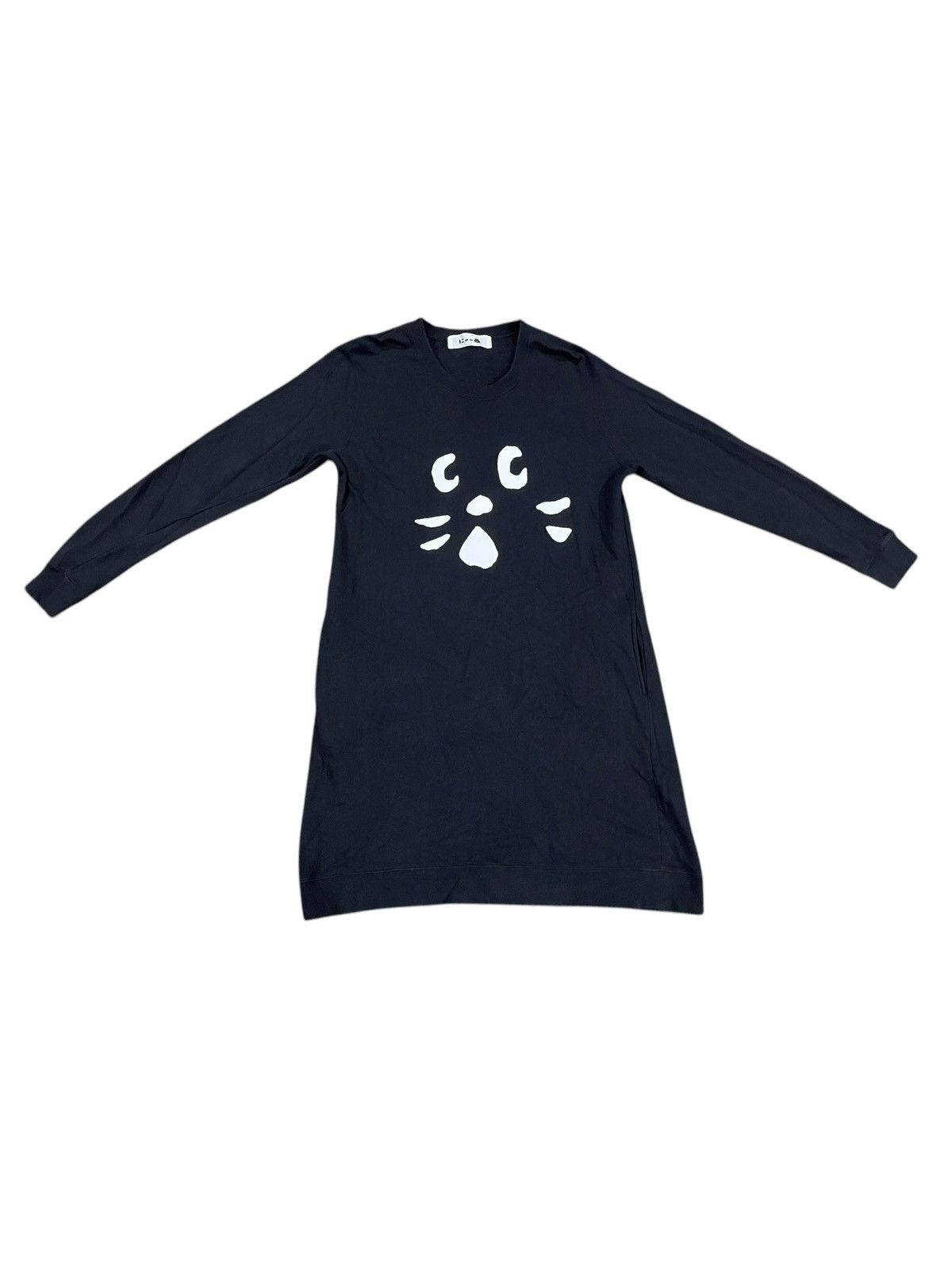 Issey Miyake × Japanese Brand × Ne-Net Issey Miyake Ne-Net Iconic Cat Face Logo Long Shirts Size M / US 6-8 / IT 42-44 - 2 Thumbnail