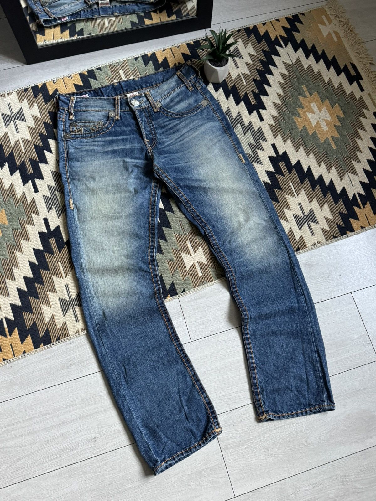 True Religion Vintage True Religion USA Hype Baggy Denim Jeans Size US 32 / EU 48 - 9 Thumbnail