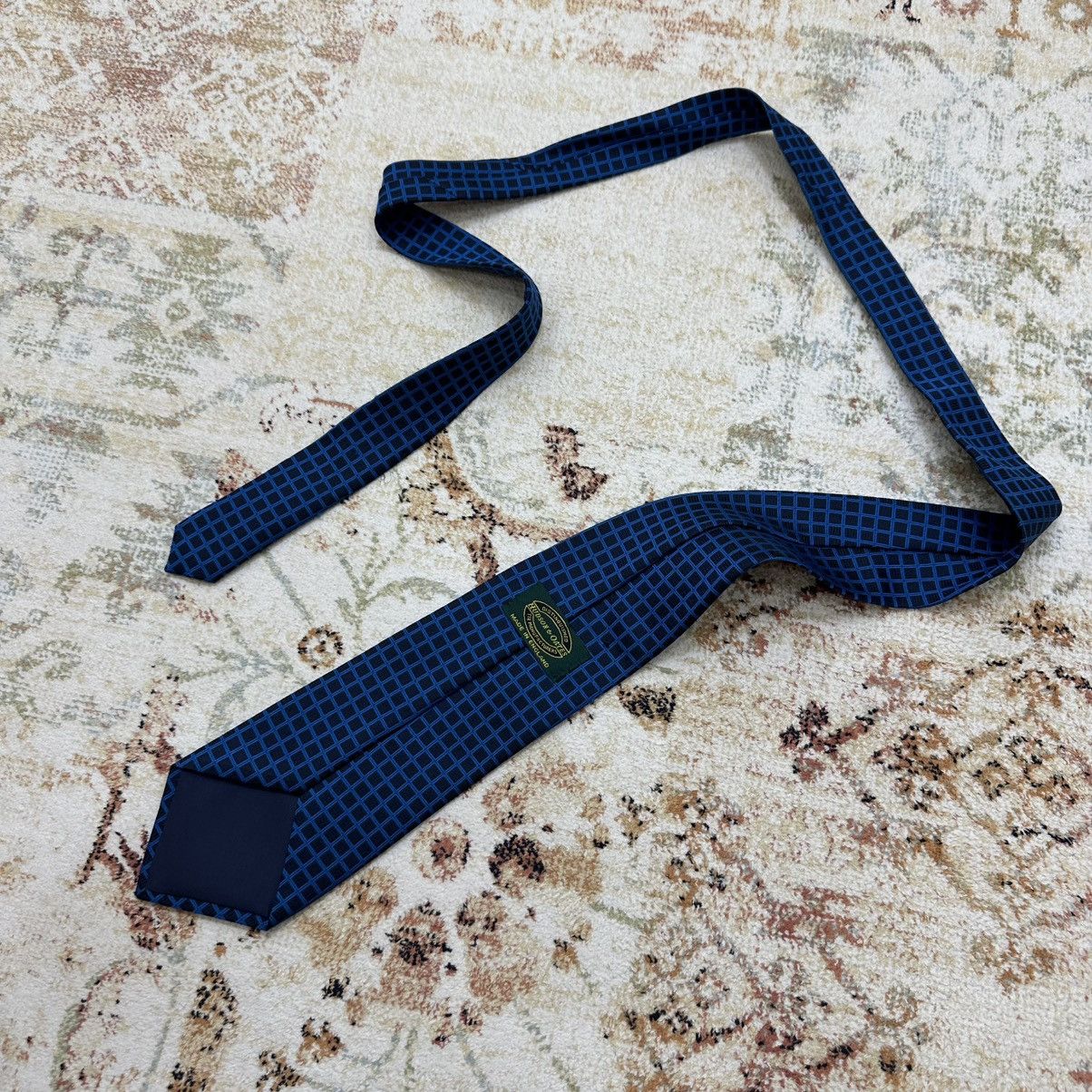 Designer Vintage Hudson & Oates Tie Made In England 90s Old Money Y2K Size ONE SIZE - 2 Thumbnail