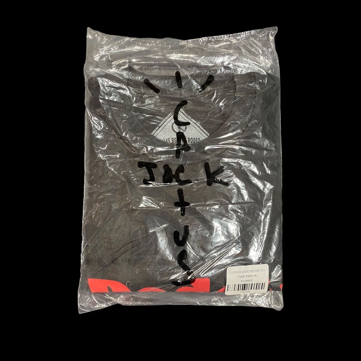Sp5der × Travis Scott Travis Scott X Sp5der Days Before Rodeo Tee 1 Size US XL / EU 56 / 4 - 4 Thumbnail