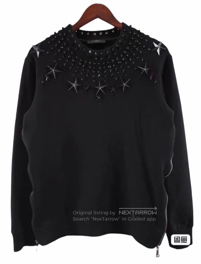 Givenchy Givenchy Black Men's Stand Collar Jacket Sports Zipper Size US L / EU 52-54 / 3 - 1 Thumbnail