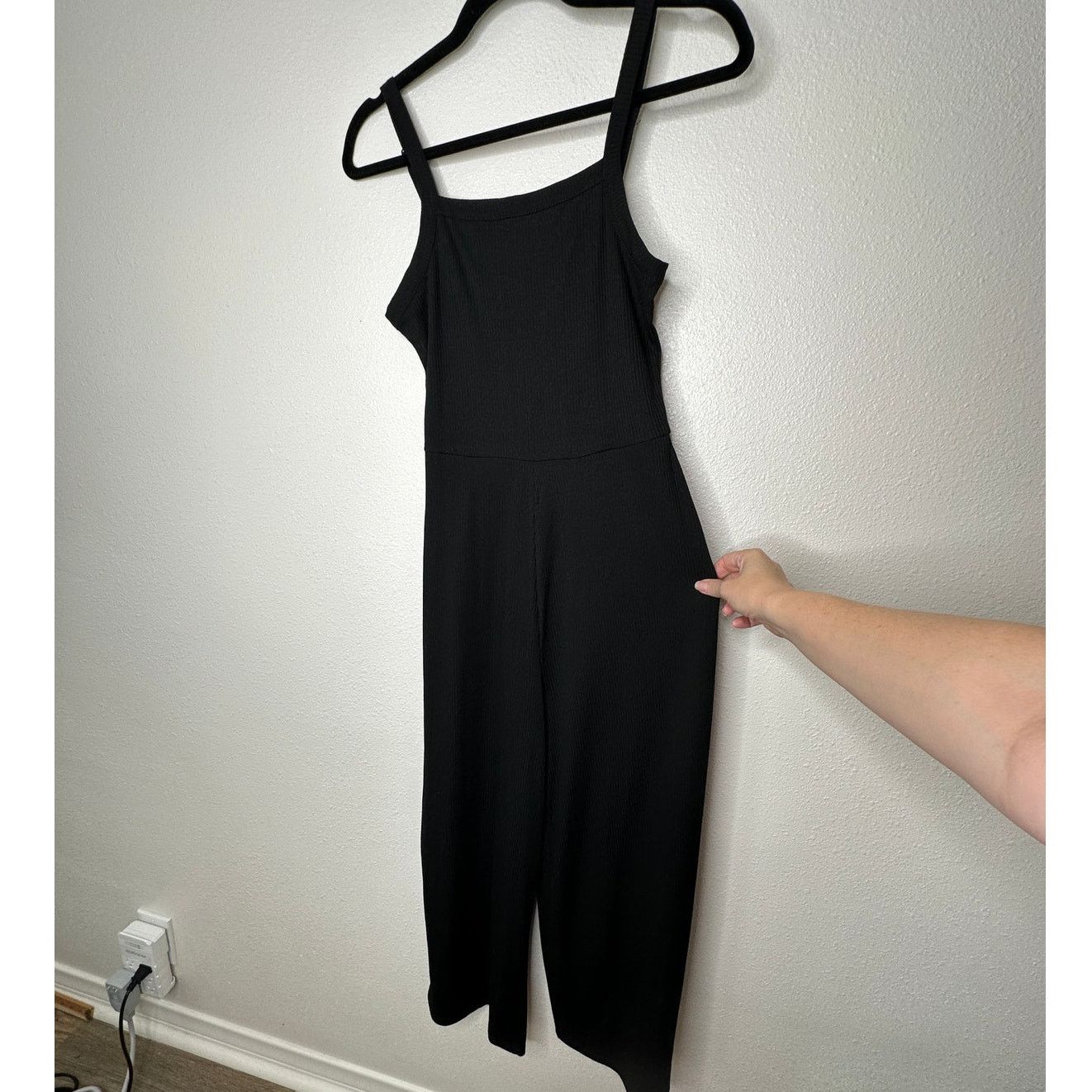 Cotton On NWT Cotton On The Valerie Strappy Black Wide Leg Jumpsuit S Size 27" / US 4 / IT 40 - 1 Thumbnail