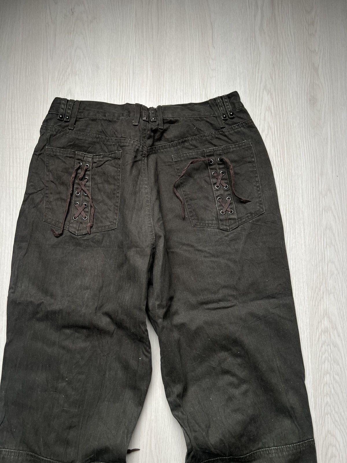 In The Attic In The Attic Lace Up Flared Pants Lgb I6w9 Style Size US 29 - 5 Thumbnail