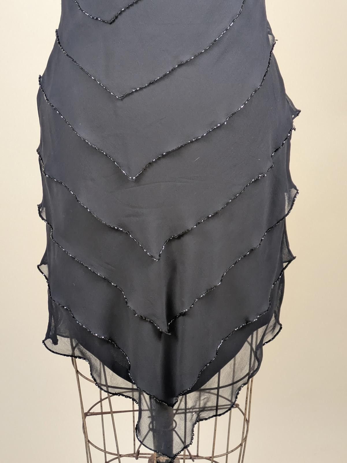 Other Y2K / 2000's Sue Wong silk black dress Size S / US 4 / IT 40 - 3 Thumbnail