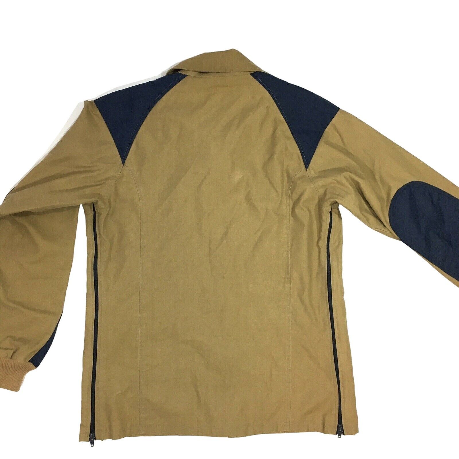 Obermeyer Vtg Obermeyer Brown Canvas Blue Nylon SAFARI Style Parka Size US M / EU 48-50 / 2 - 8 Thumbnail