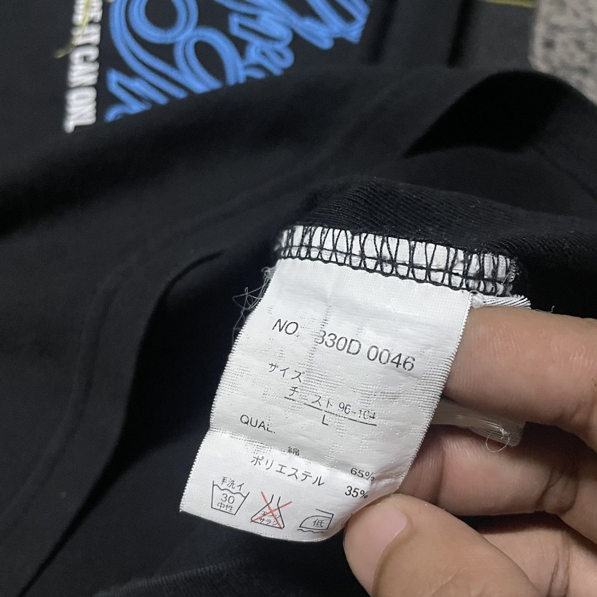 Other 💥Blue Men Trip Peace Quotes Longsleve Tees Size US S / EU 44-46 / 1 - 8 Thumbnail