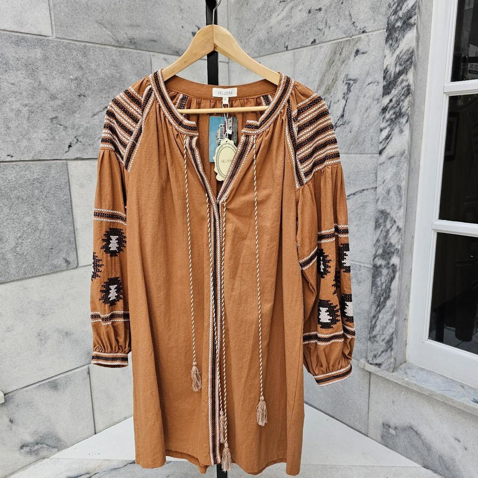 Other Women's Orange and Brown Dress Size M / US 6-8 / IT 42-44 - 3 Thumbnail