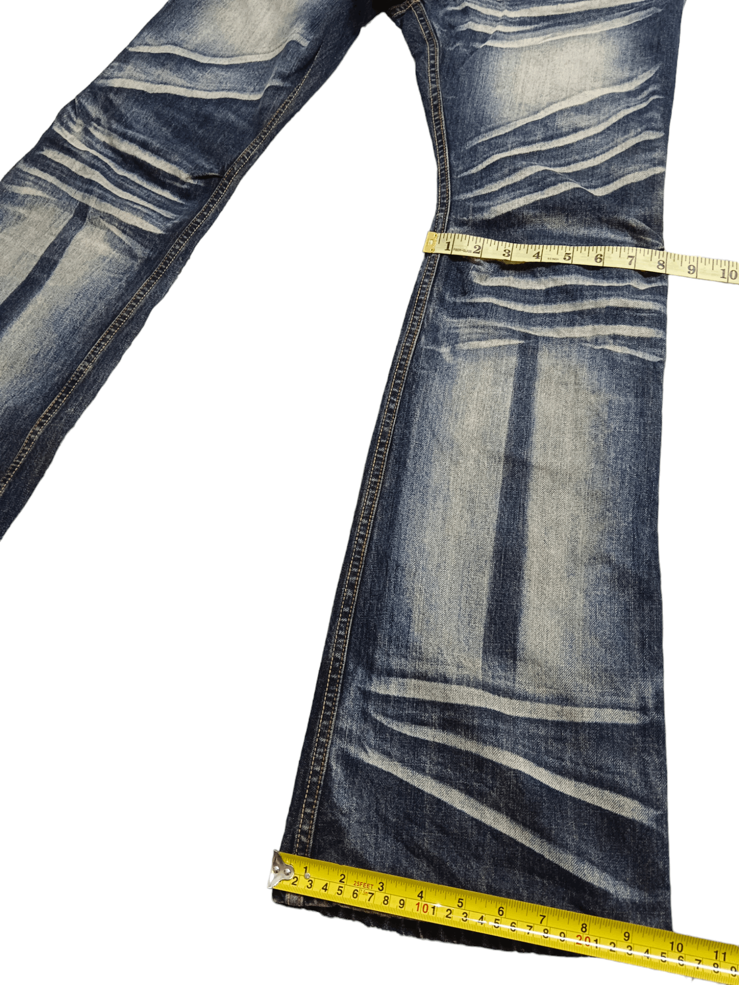 Root Three Clawmark Low Rise Super Flare Denim