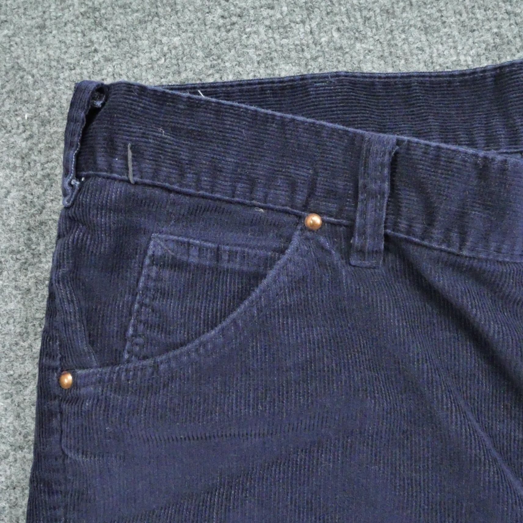 Vintage VINTAGE Big Yank Pants Mens 36x32 Blue Corduroy Bootcut Western 70s 80s 90s Outdoor Khakis Mens Size US 36 / EU 52 - 3 Thumbnail