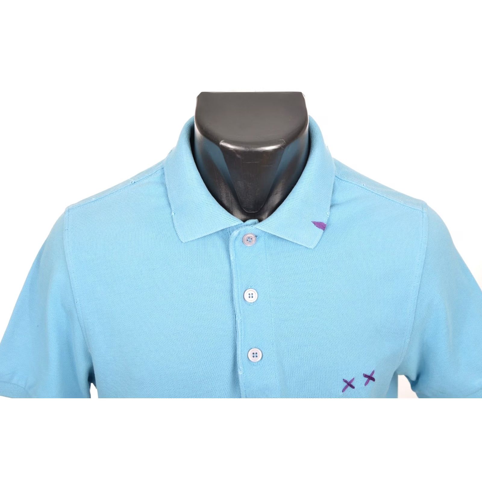 Y/Project Project E Prepster Polo Slim Fit Thrashed Polo Shirt Size S Ladies? Size US S / EU 44-46 / 1 - 2 Thumbnail