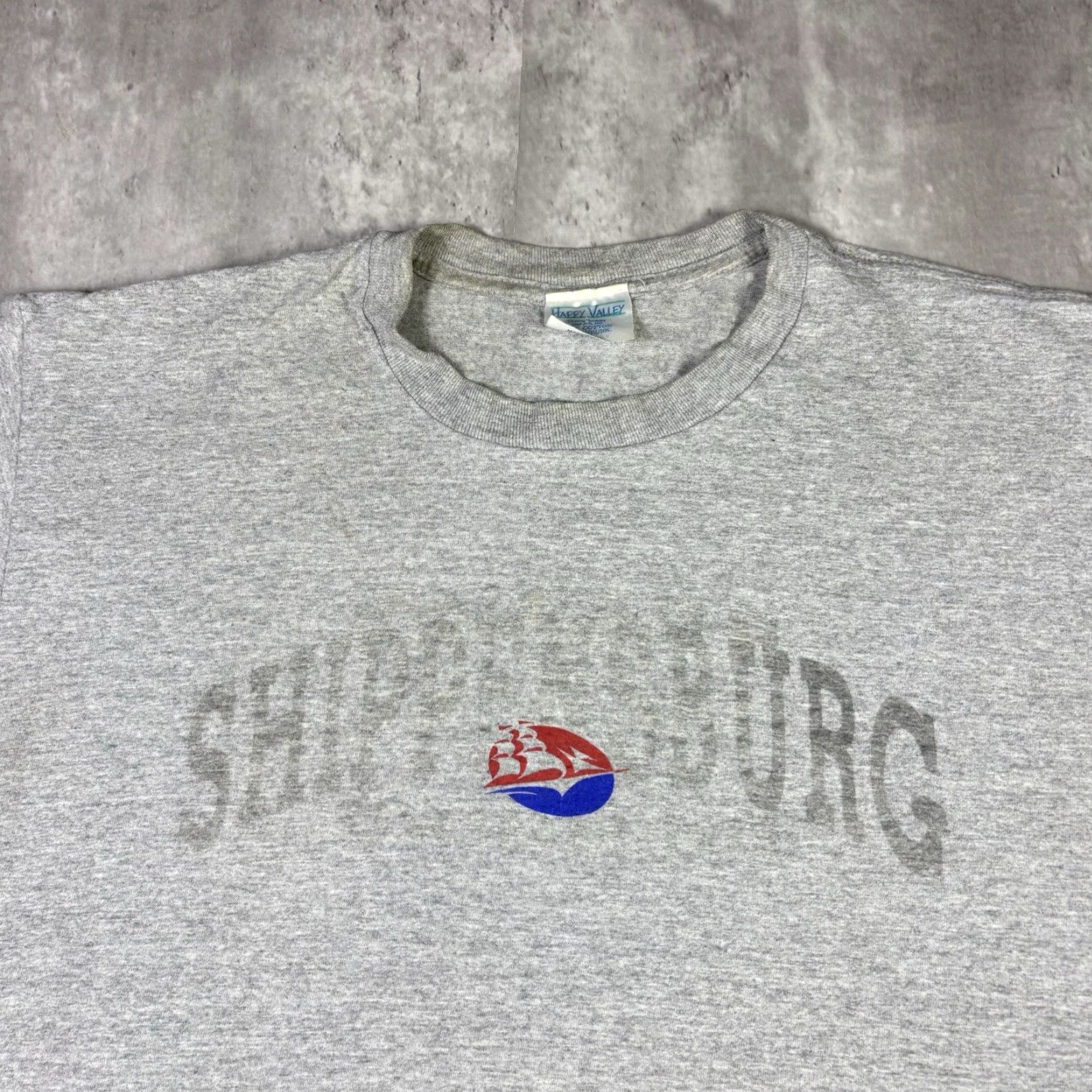 Vintage VINTAGE Shippensburg University T Shirt Gray Single Stitch 90s Adult XL Size US XL / EU 56 / 4 - 7 Thumbnail