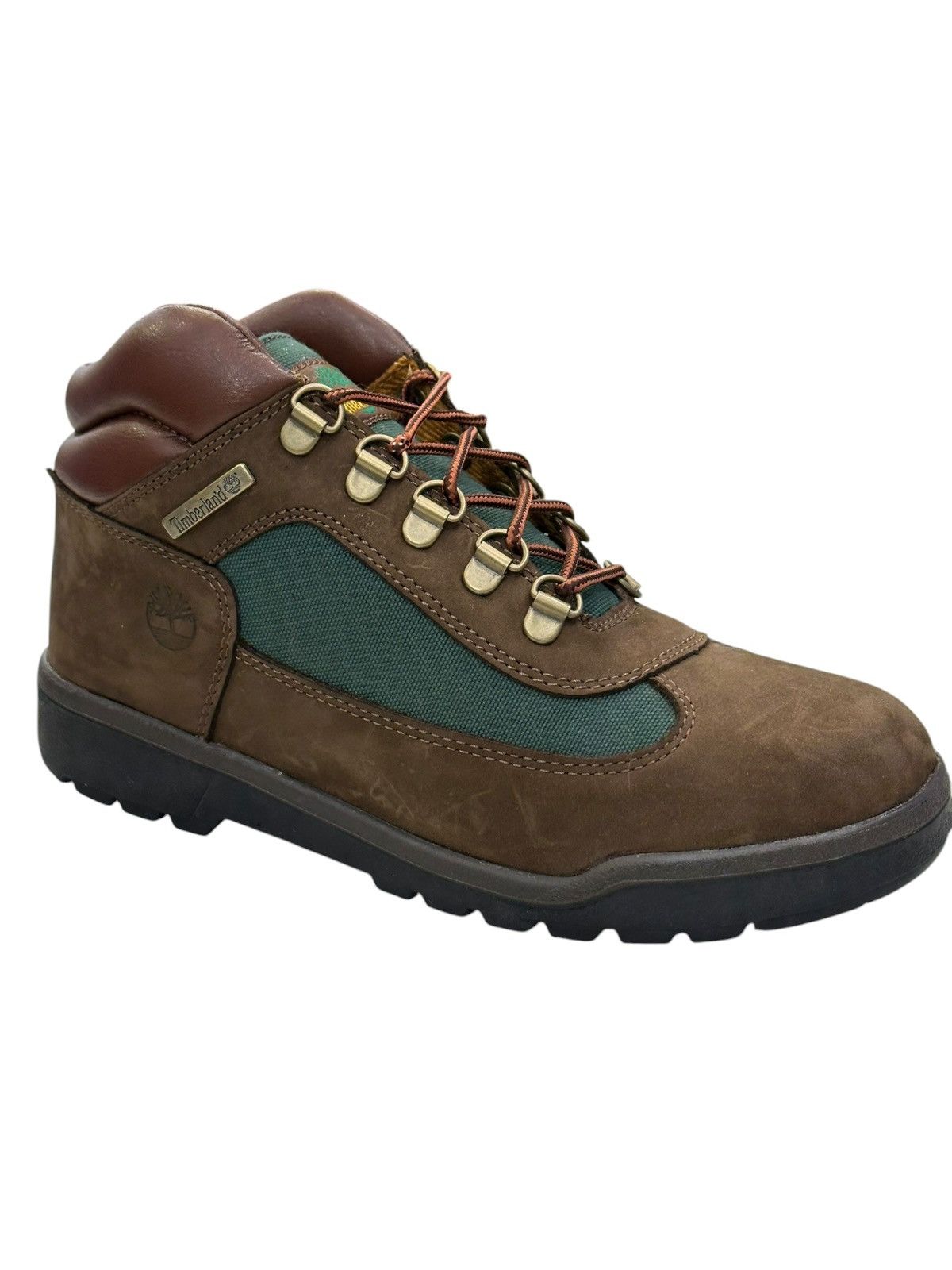 Timberland [TB016937] TIMBERLAND FIELD BOOT DARK BROWN GREEN NUBUCK Size US 5.5 / EU 38 - 4 Thumbnail