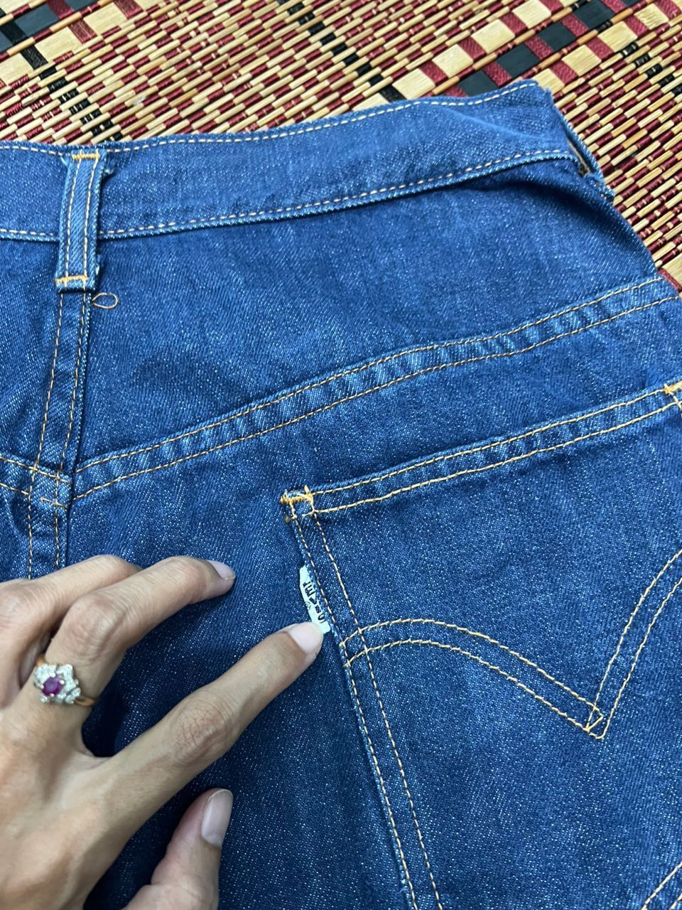 Levi's × Vintage Vtg 60’s Levis Big E white Tab Size 29" - 6 Thumbnail