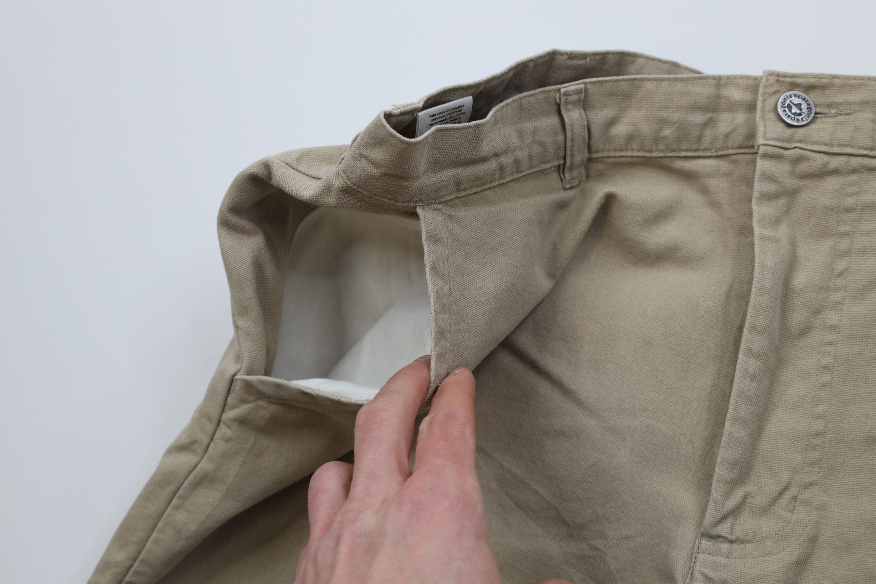 Patagonia Vintage Y2K 2003 Patagonia Above Knee Canvas Shorts Beige Size US 36 / EU 52 - 7 Thumbnail