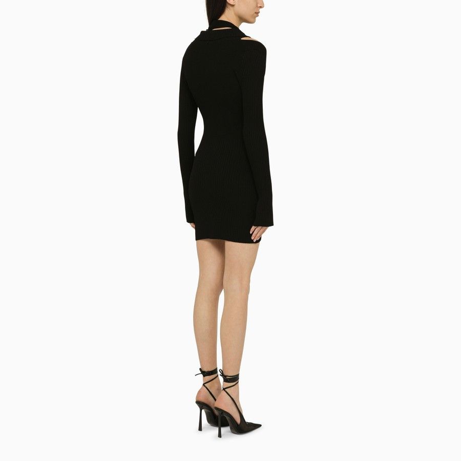 Andreadamo o1d2blof0724 Mini Dress in Black Size M / US 6-8 / IT 42-44 - 3 Thumbnail