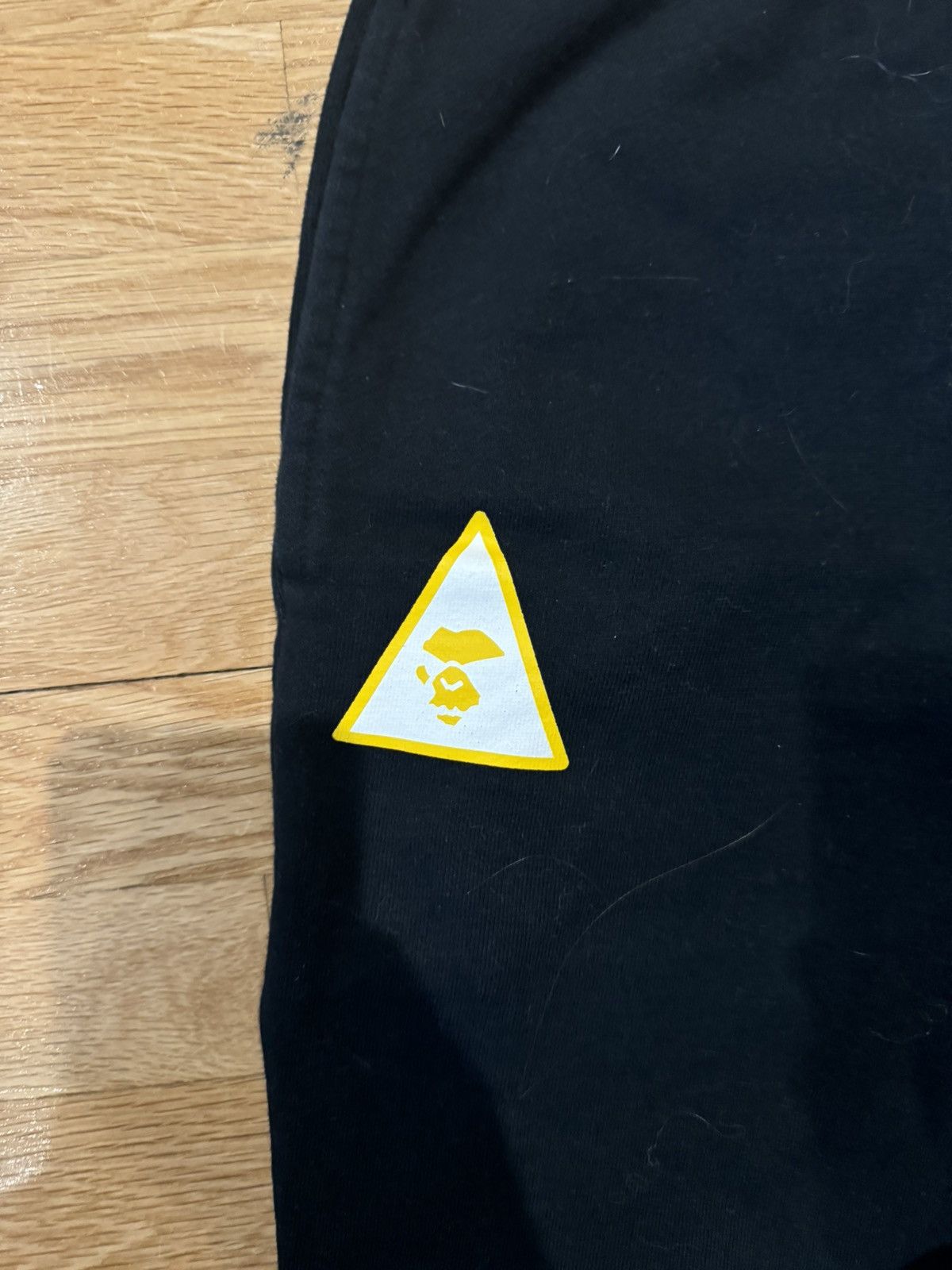Bape Bape black and yellow joggers Size US 32 / EU 48 - 4 Thumbnail