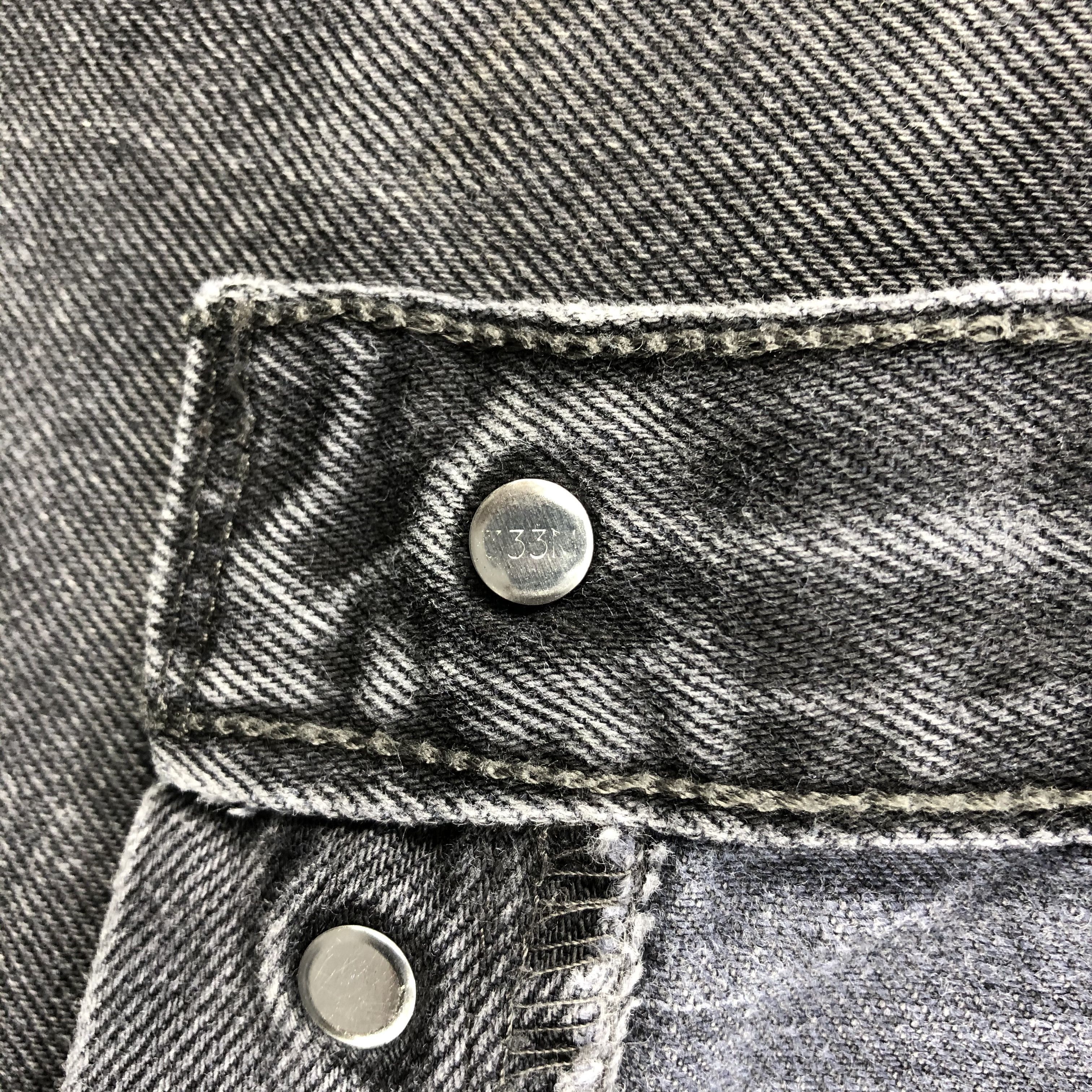 Vintage 90s Faded Black Levis 501 Jeans-JM1646