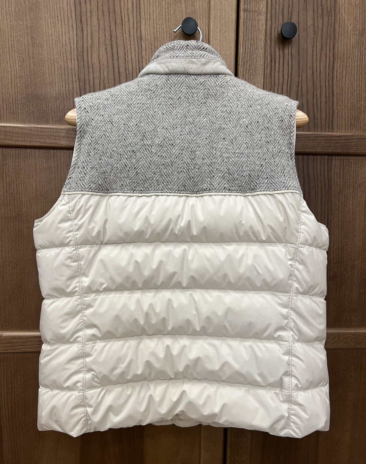 Loro Piana Loro Piana Cashmere Goose Down Padding Beige Vest Size US XL / EU 56 / 4 - 12 Thumbnail