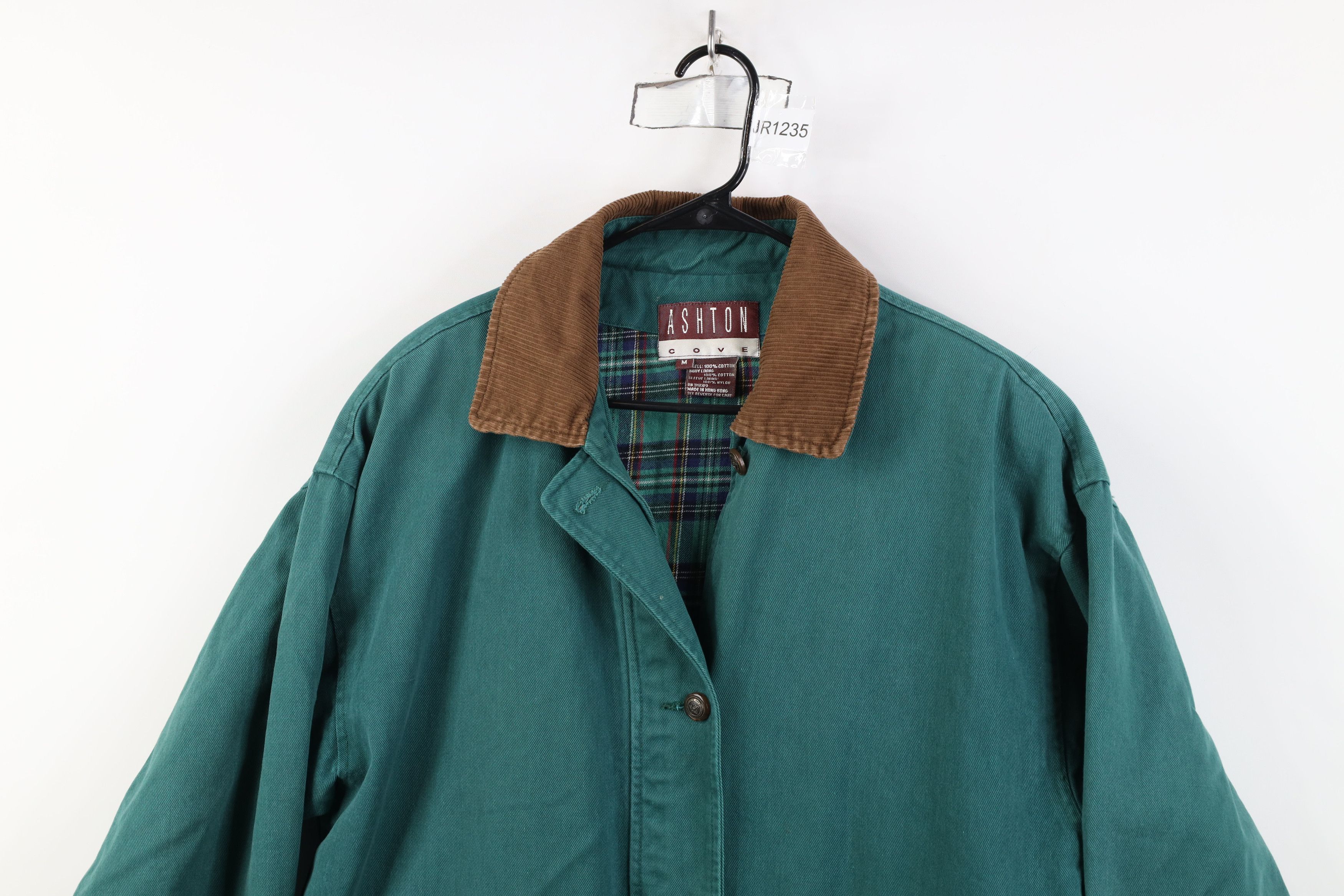 Vintage Vintage 90s Streetwear Lined Canvas Chore Barn Jacket Green Size M / US 6-8 / IT 42-44 - 2 Thumbnail