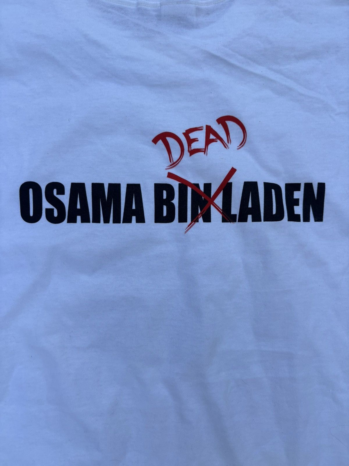 Vintage Vintage Y2K 2000s Osama Bin Laden T Shirt Size US XL / EU 56 / 4 - 4 Thumbnail