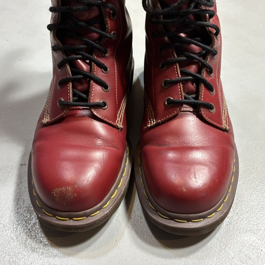 Dr. Martens Vintage Dr. Martens 1490 Made in England Cherry Red Boots Size US 9 / EU 42 - 6 Thumbnail