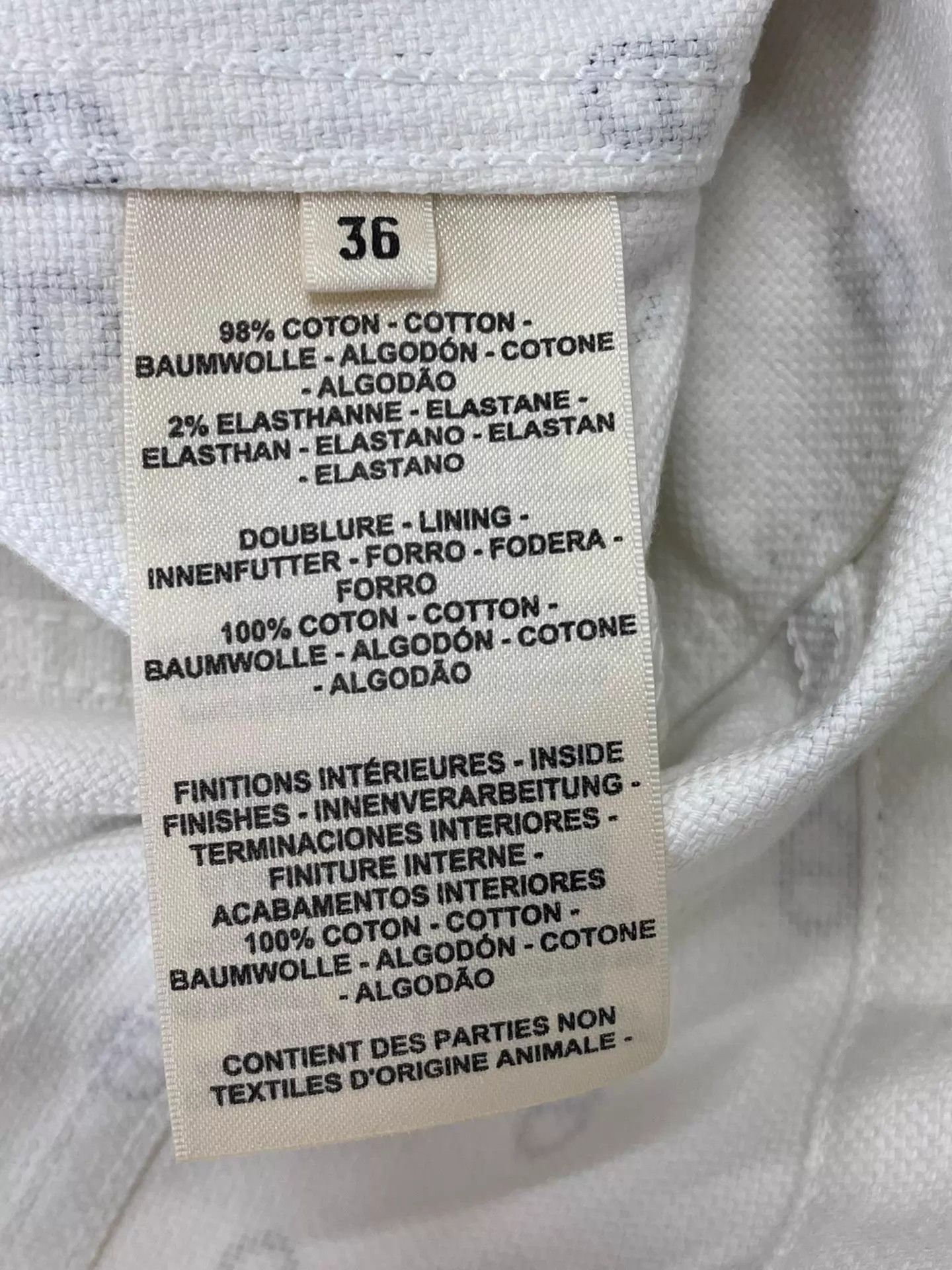 Hermes Hermes White Pig Nose Print Denim Jacket 36 Size XS / US 0-2 / IT 36-38 - 5 Thumbnail