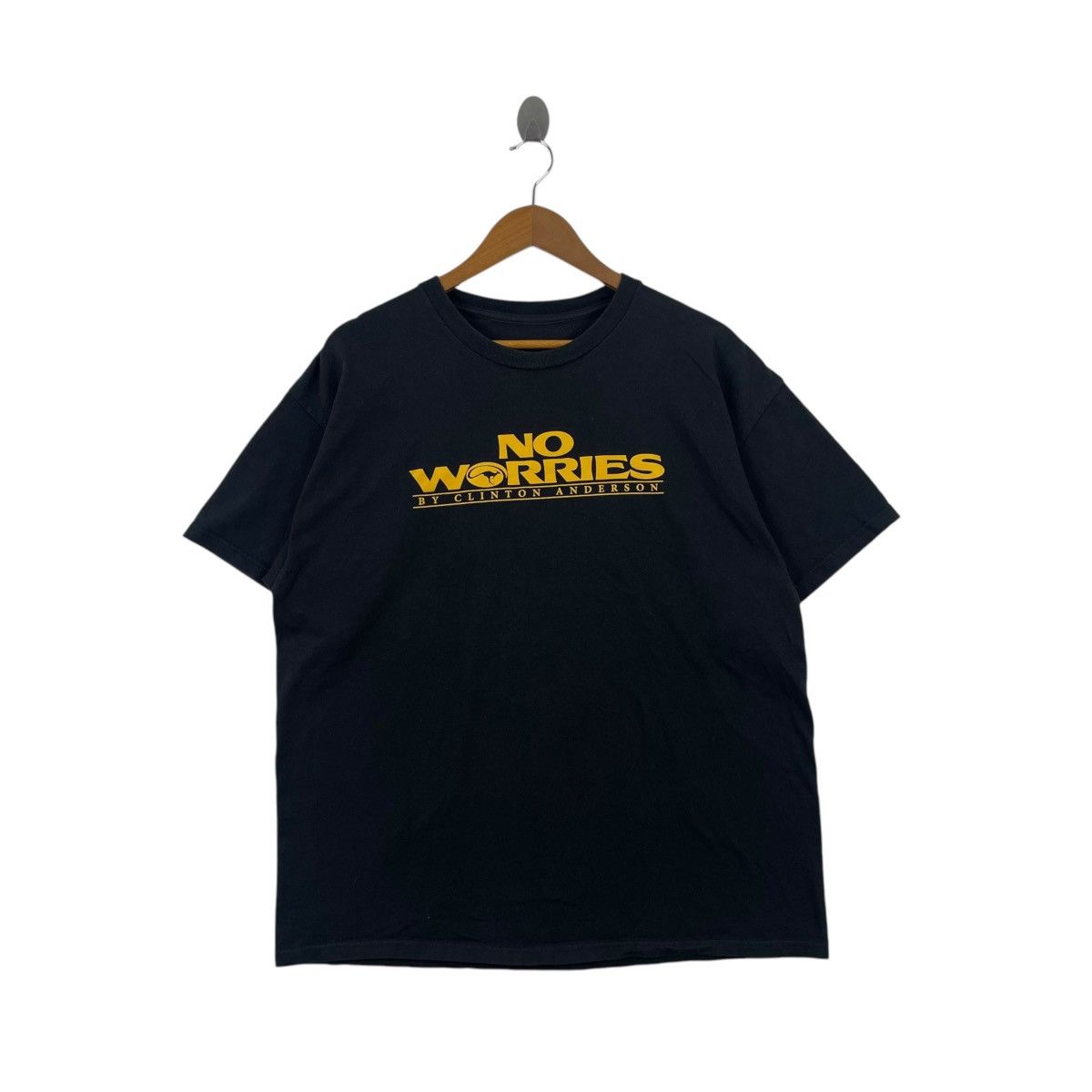 Vintage Vintage No Worries by Clinton Anderson Tee Shirt Size US L / EU 52-54 / 3 - 1 Thumbnail