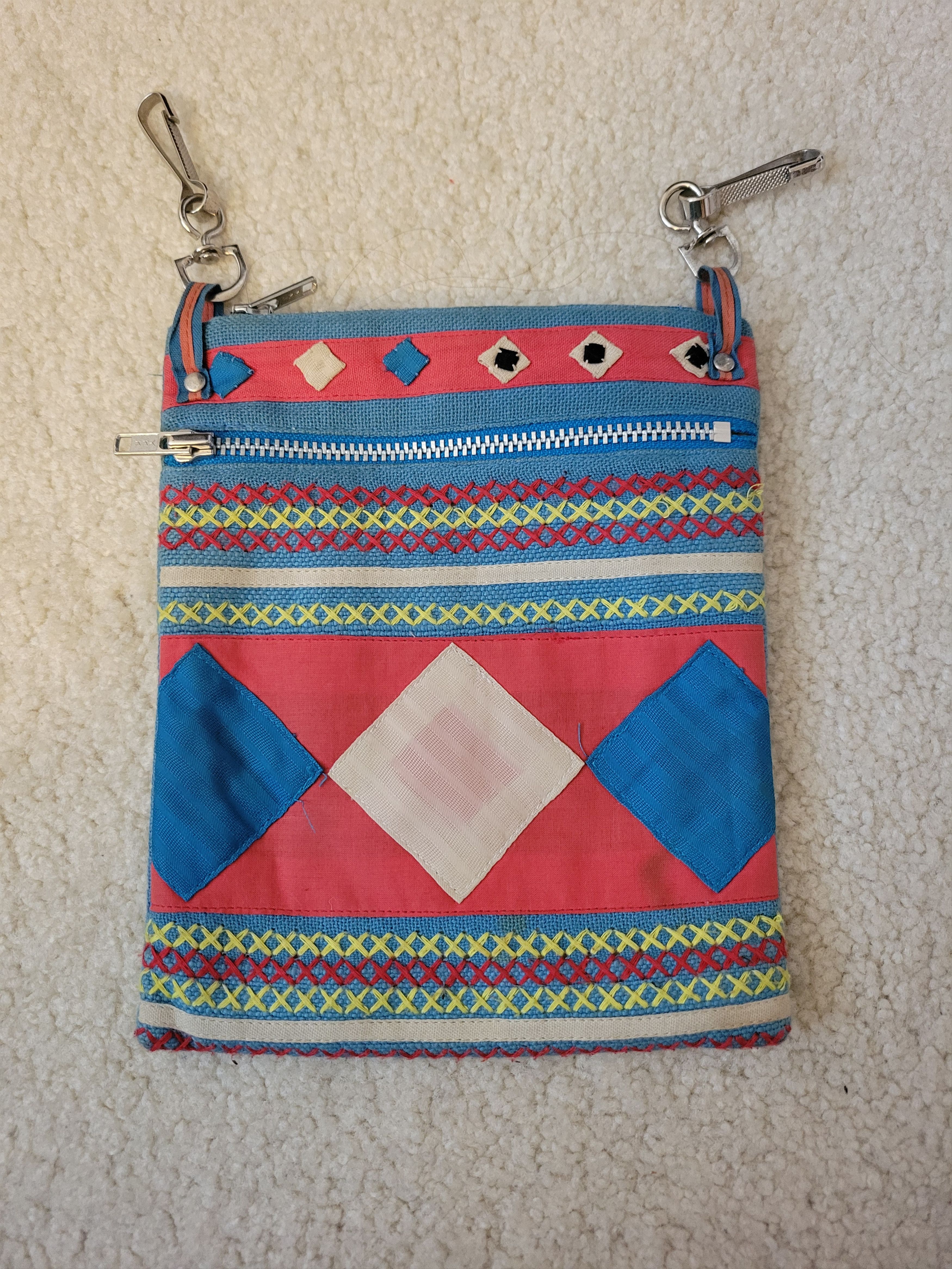 image of Undercover 2003Ss Scab Pouch Hip Bag in Red, Men's
