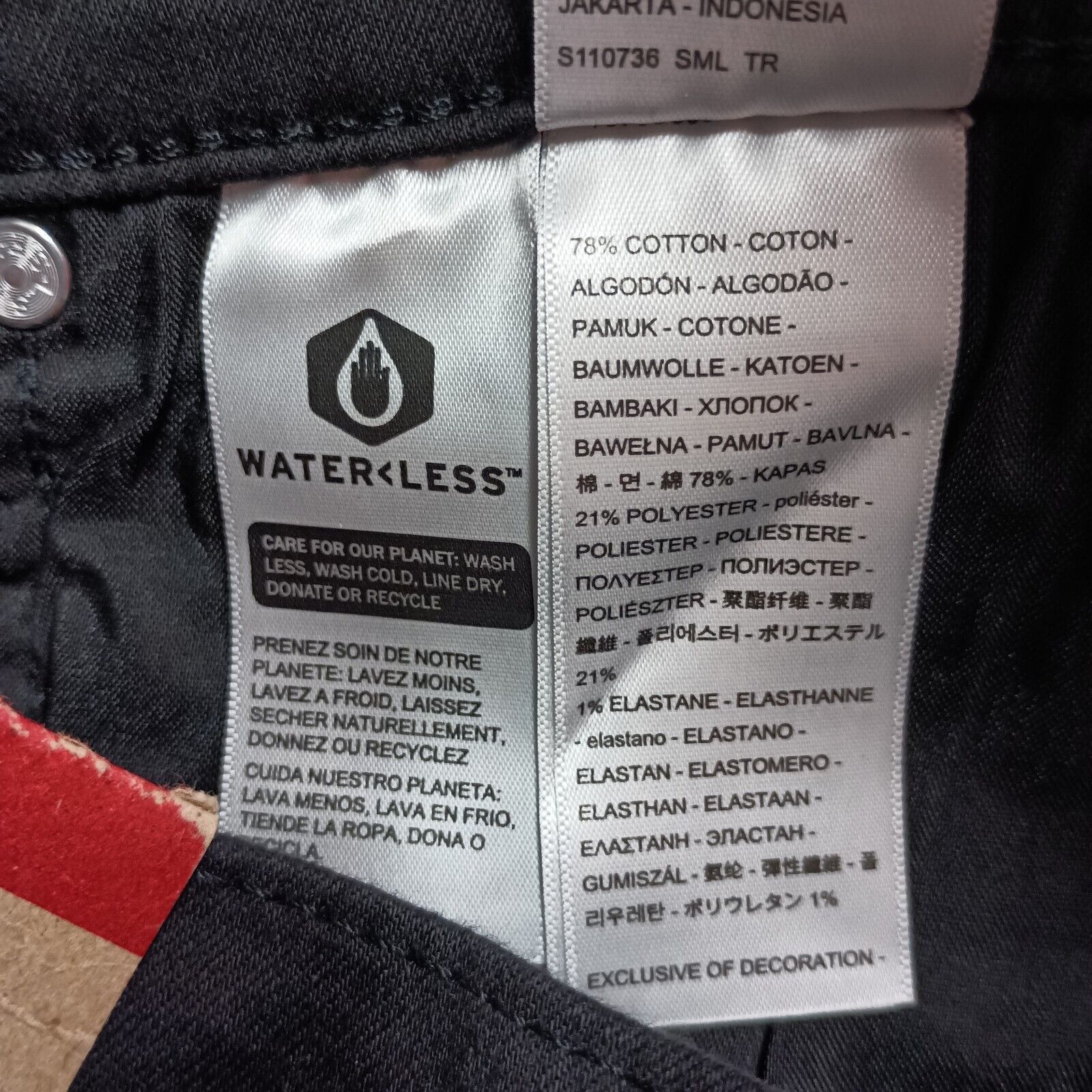 Levi's Levi's 724 Slim Straight Jeans Women's 16 Short 33x30 Black Size 33" - 7 Thumbnail