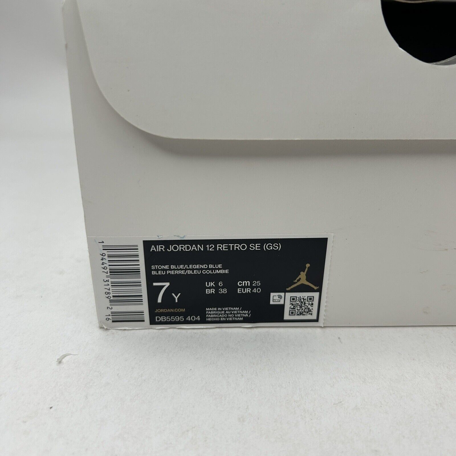Jordan Brand Nike Air Jordan 12 Retro SE GS “Indigo/Legend Blue” 2023 Size US 8.5 / IT 38.5 - 5 Thumbnail