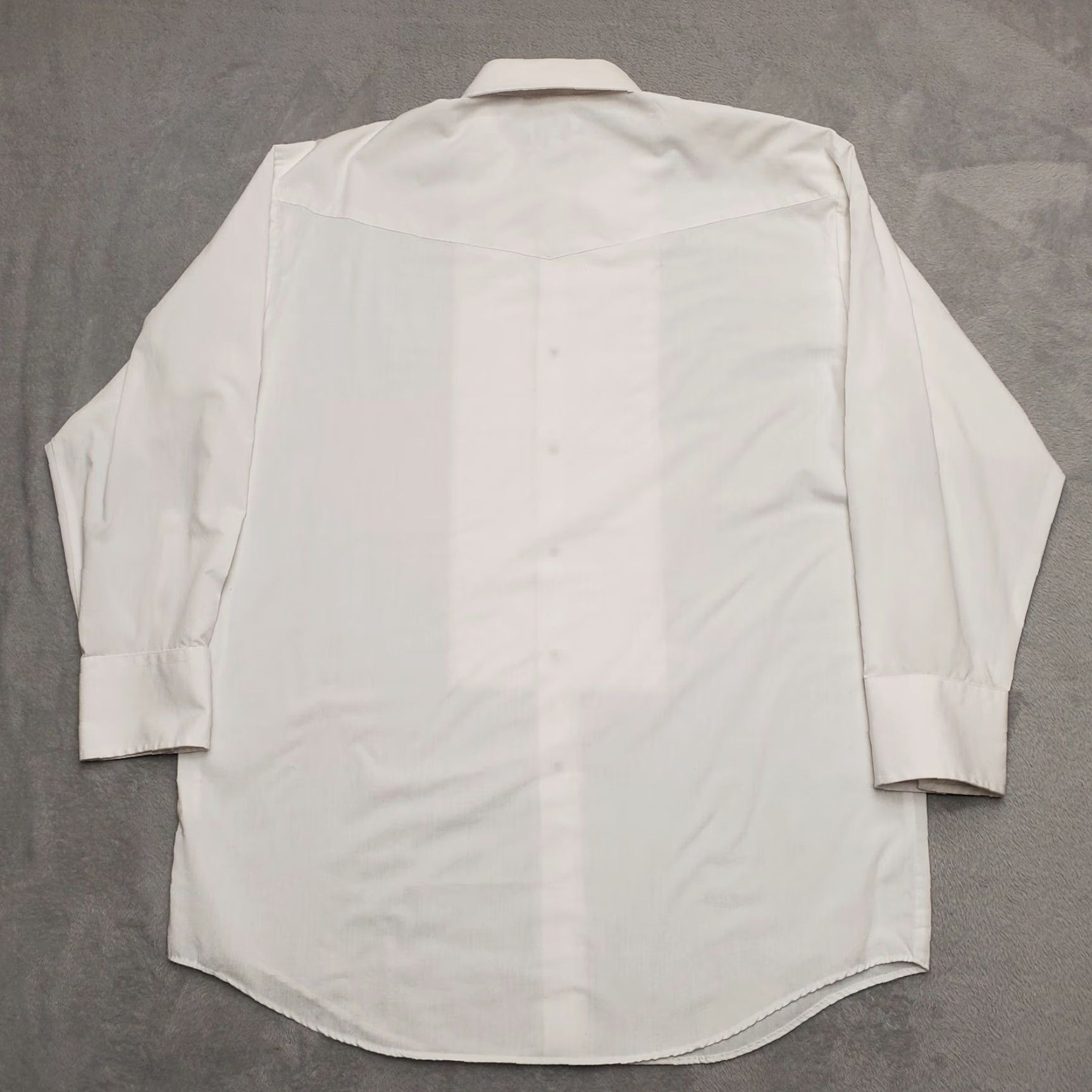 Roper Roper Gold Collection Shirt Mens 17 34 White Bib Front Pearl Snap Western Formal Shirt Mens Color White 17 34 Bib Front Pearl Snap Western Formal Size 46R - 7 Thumbnail