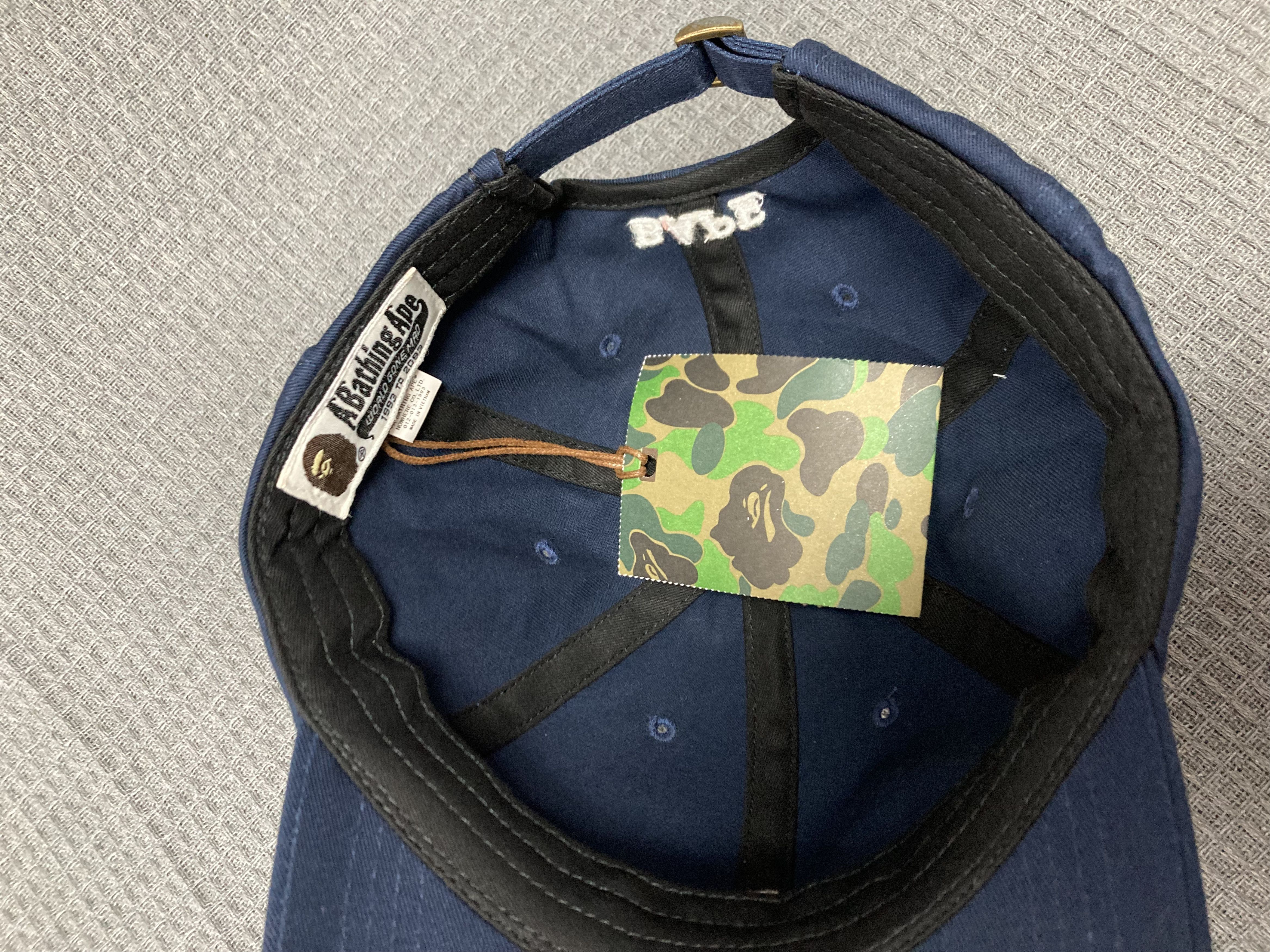 Japanese Brand BAPE Ape Head One Point Panel Cap 'Navy' Size ONE SIZE - 6 Thumbnail