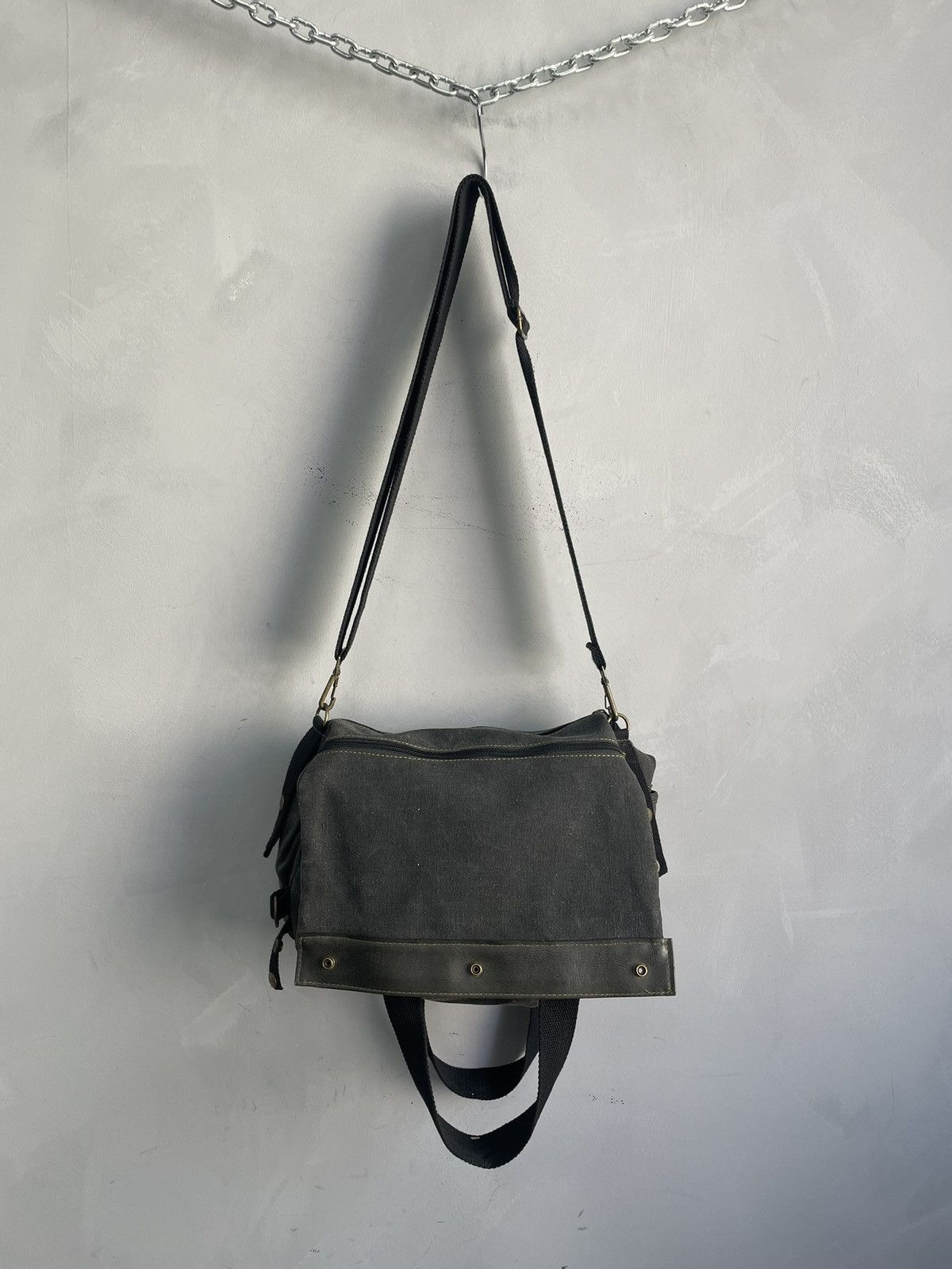 Diesel Messenger bag canvas diesel style army style y2k Size ONE SIZE - 4 Thumbnail