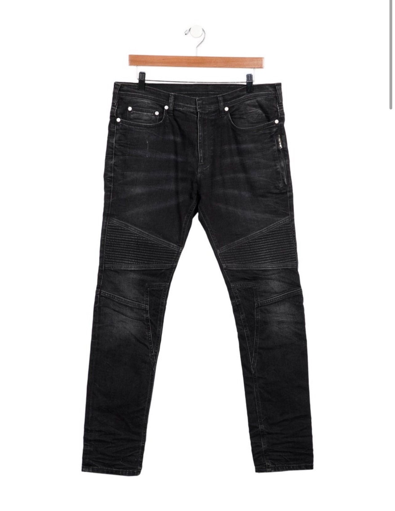 Balmain Balmain S/S'12 Waxed Jeans | Grailed