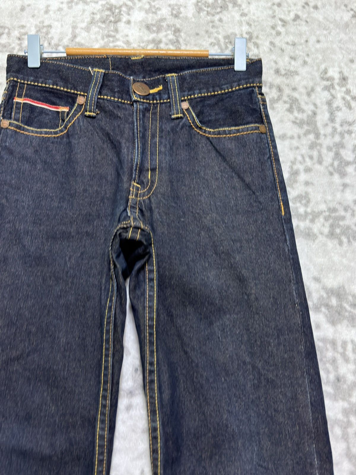 Hysteric Glamour Vintage Cocolulu CO&LU Painted Logo Selvedge Jeans Size US 28 / EU 44 - 5 Thumbnail