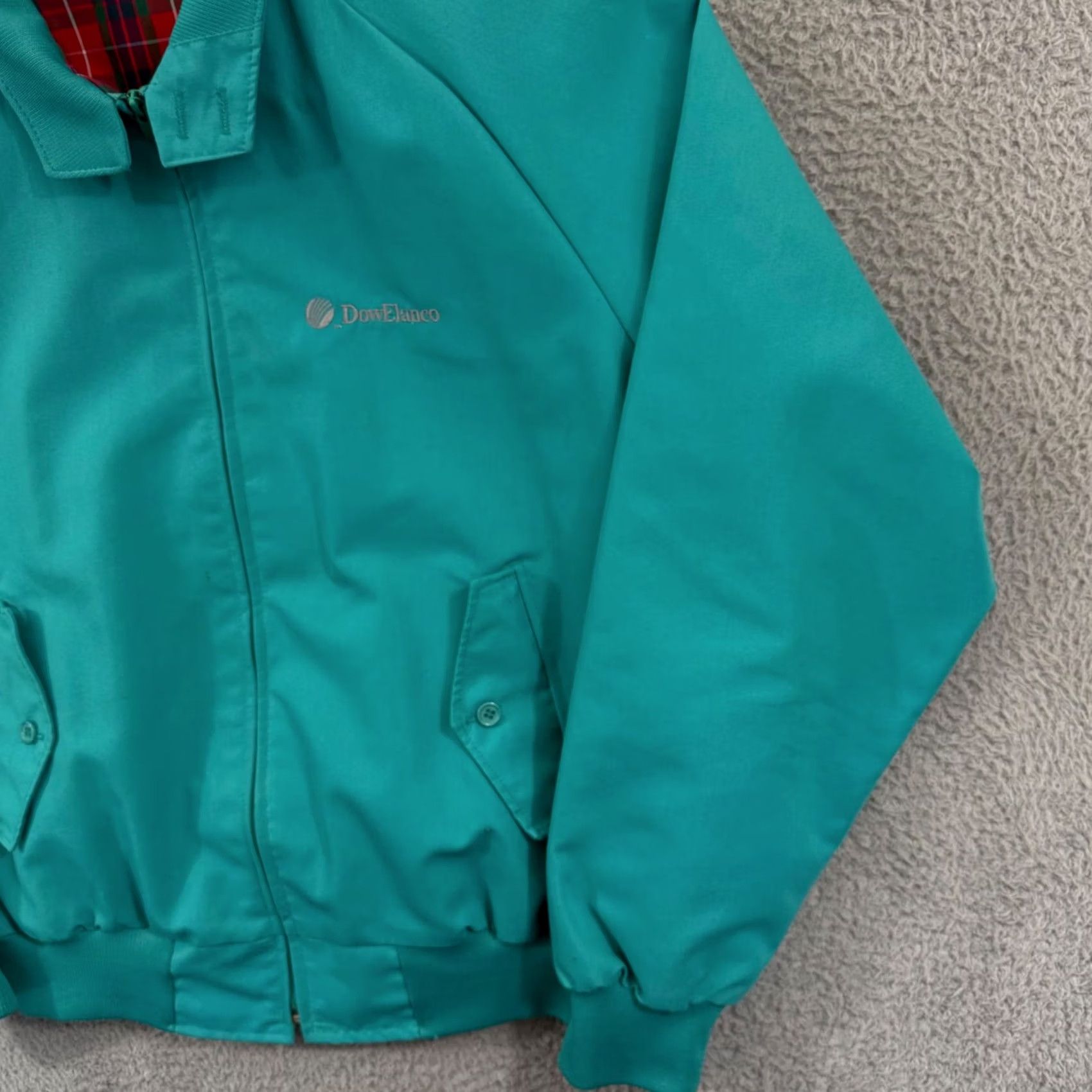 Vintage VINTAGE Sportsmaster Jacket Mens L Blue Plaid Lined Zip Bomber USA Size US L / EU 52-54 / 3 - 5 Thumbnail
