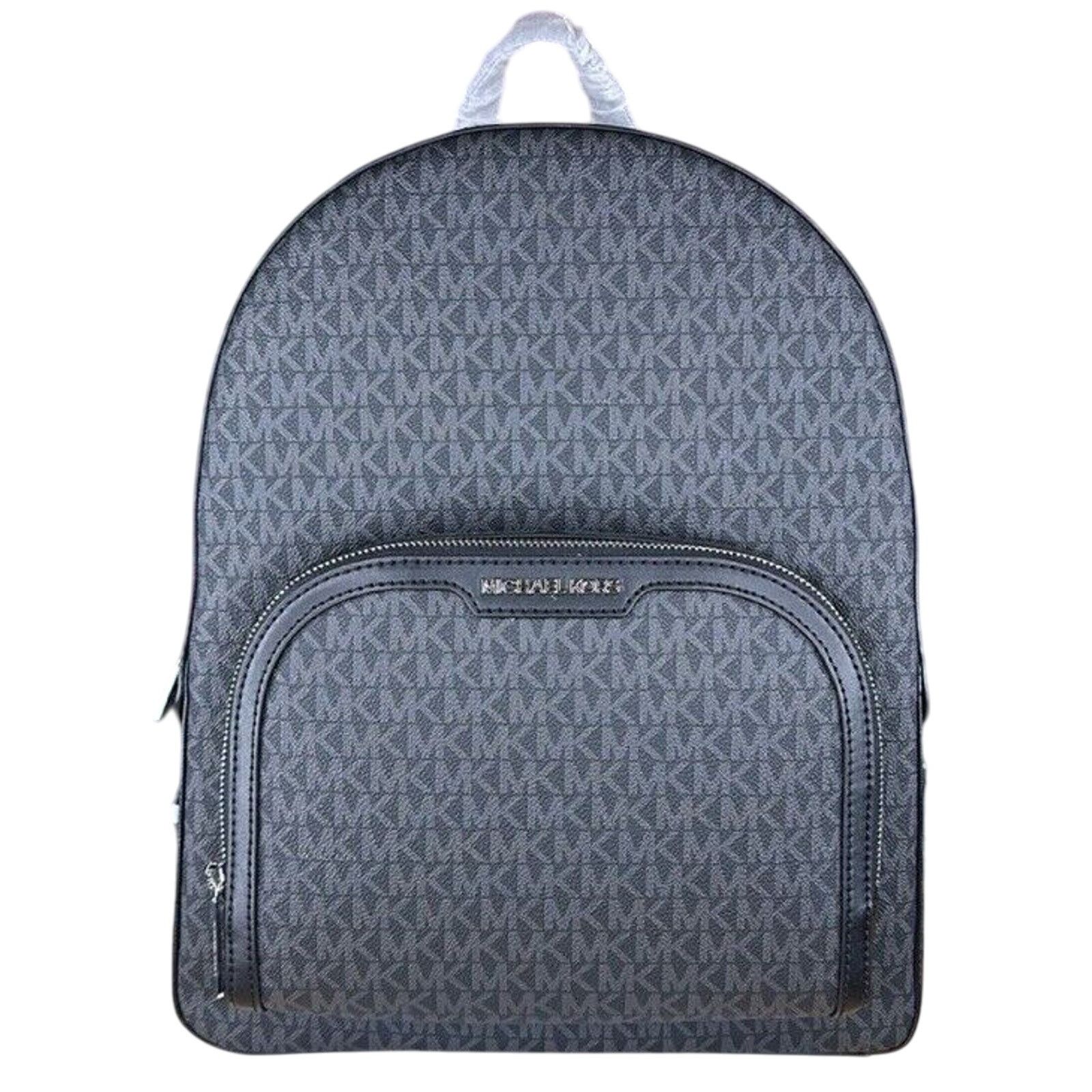 Michael Kors NWT Michael Kors Jaycee Large Backpack Logo MK Black Zip Size ONE SIZE - 1 Thumbnail