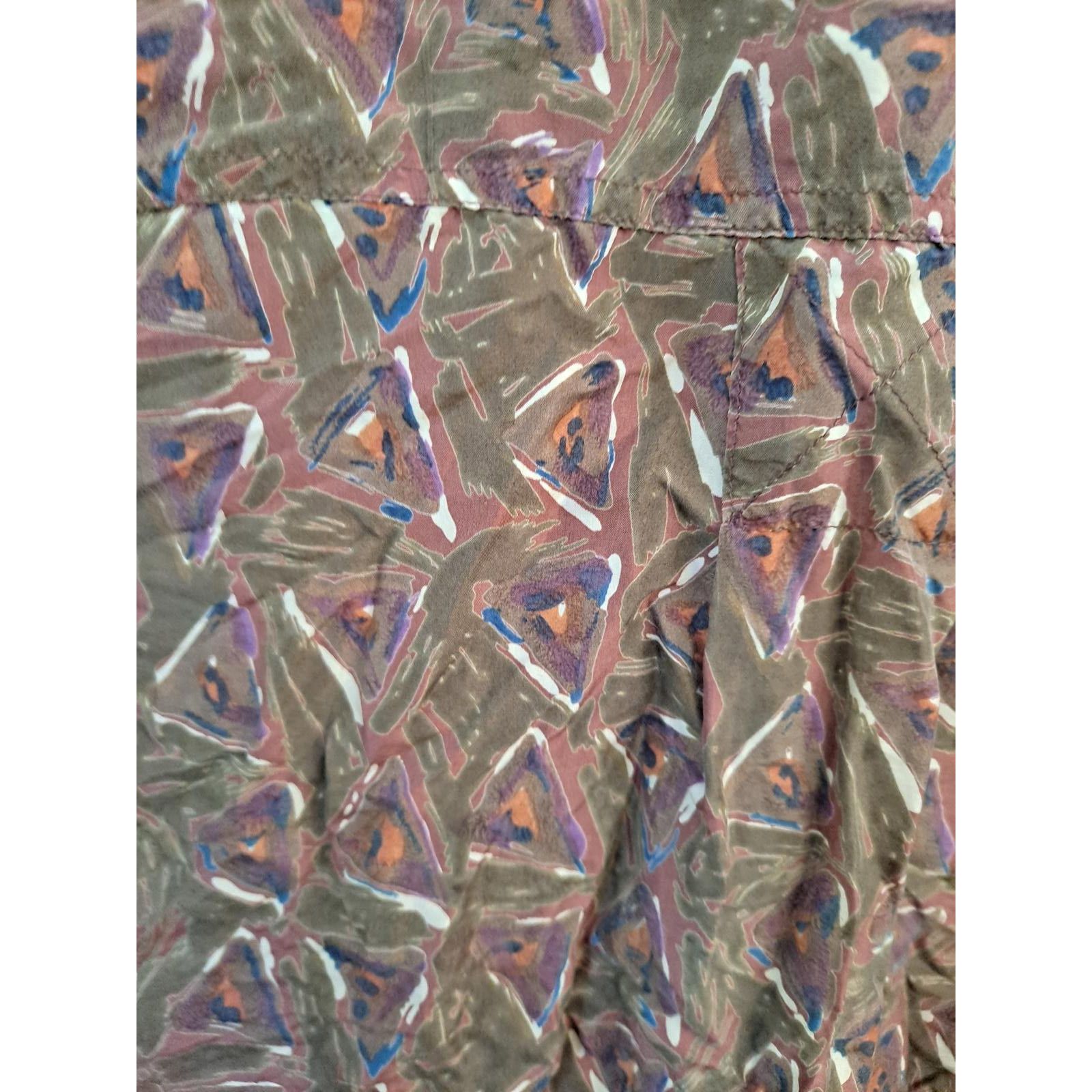 Other Vintage Number One 100% Silk Button Up Designed Shirt Size L Size US L / EU 52-54 / 3 - 7 Thumbnail
