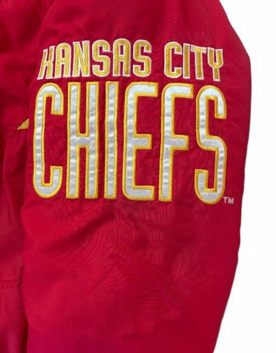 NFL Kansas City Chiefs Vintage 90s Shark Tooth Logo Jacket Size US L / EU 52-54 / 3 - 7 Thumbnail