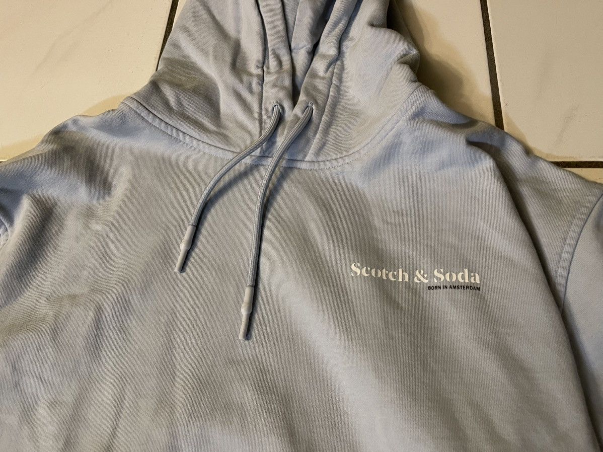 Scotch & Soda Scotch & Soda Hoodie Blue Logo Sweatshirt Men’s Size Large Size US L / EU 52-54 / 3 - 3 Thumbnail