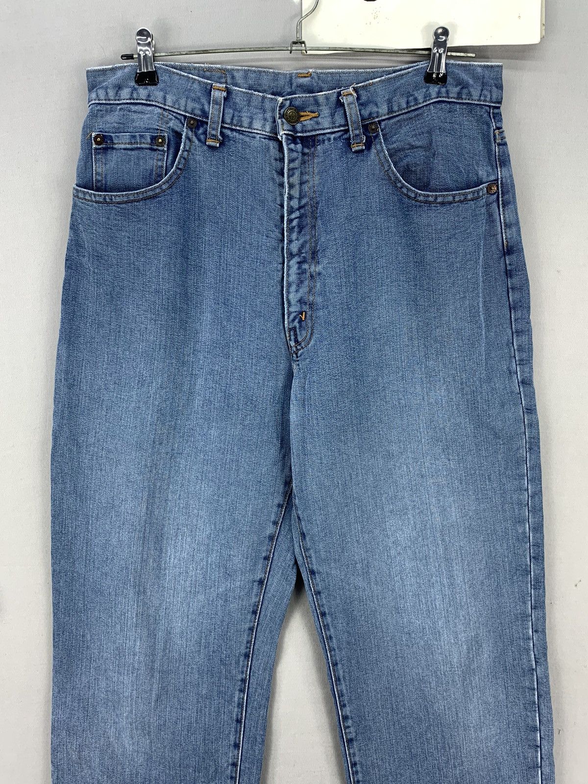 Japanese Brand Vintage Japan GL Heart Big John Baggy Tapered Jeans W31 Size US 31 - 3 Thumbnail