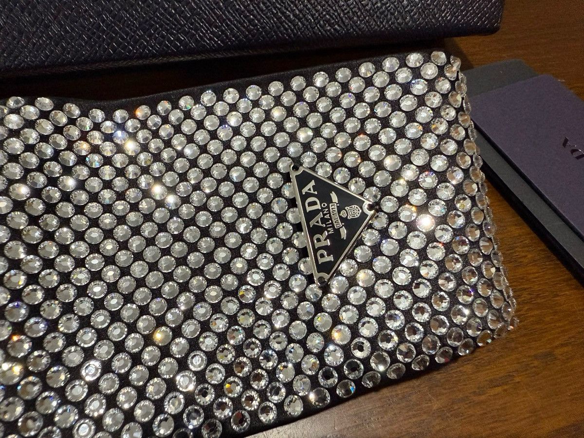 Gucci Prada Crystal Metallic Headband Size ONE SIZE - 7 Thumbnail