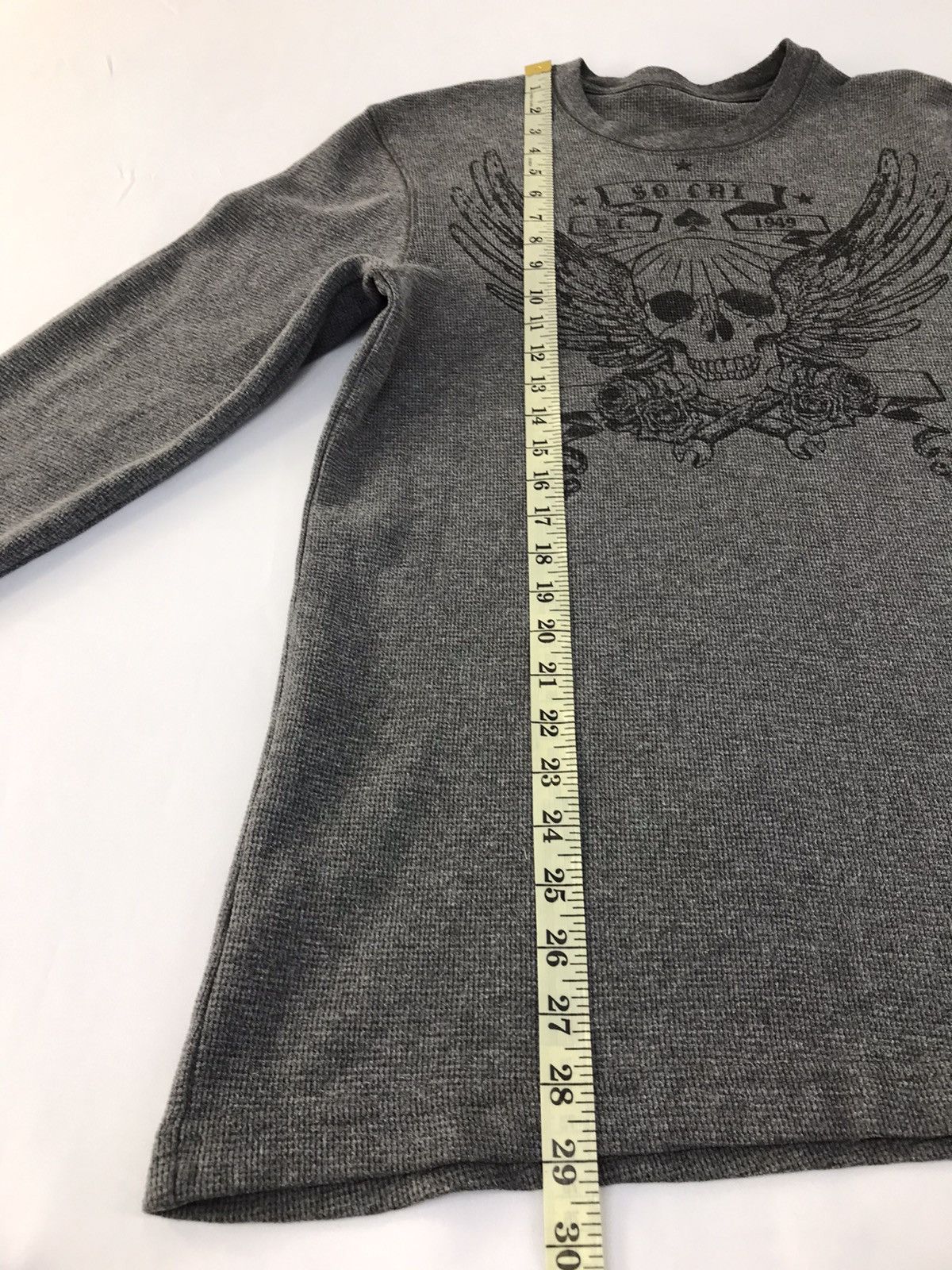 Japanese Brand × Vintage Vintage Japanese Brand Big Logo Skull Long Sleeve Shirt Size US M / EU 48-50 / 2 - 7 Thumbnail