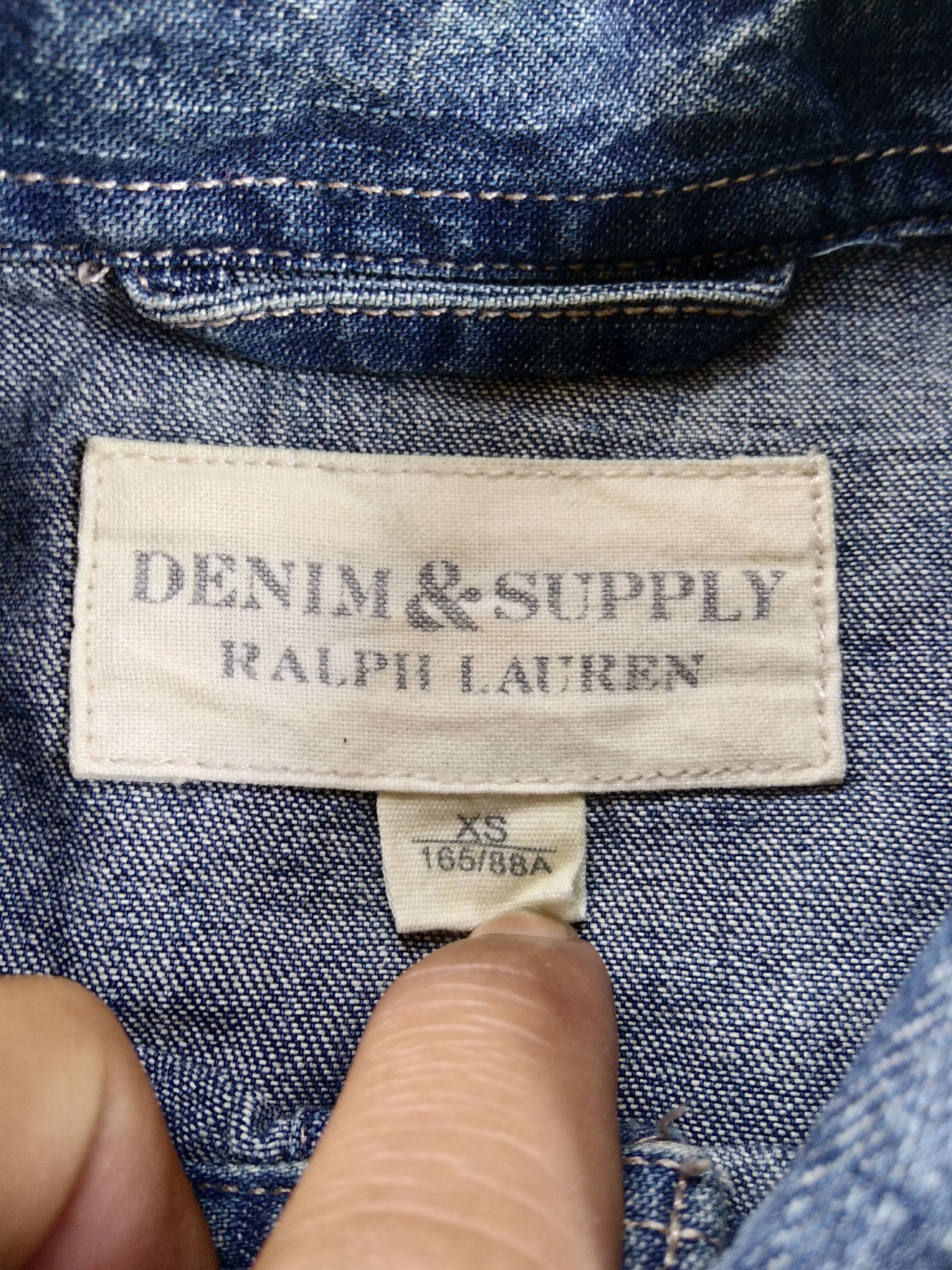 Denim & Supply Ralph Lauren × If Six Was Nine × Le Grande Bleu (L.G.B.) VTG Denim & Supply Ralph Lauren Hybrid Camo Denim Shirt Size US XS / EU 42 / 0 - 5 Thumbnail