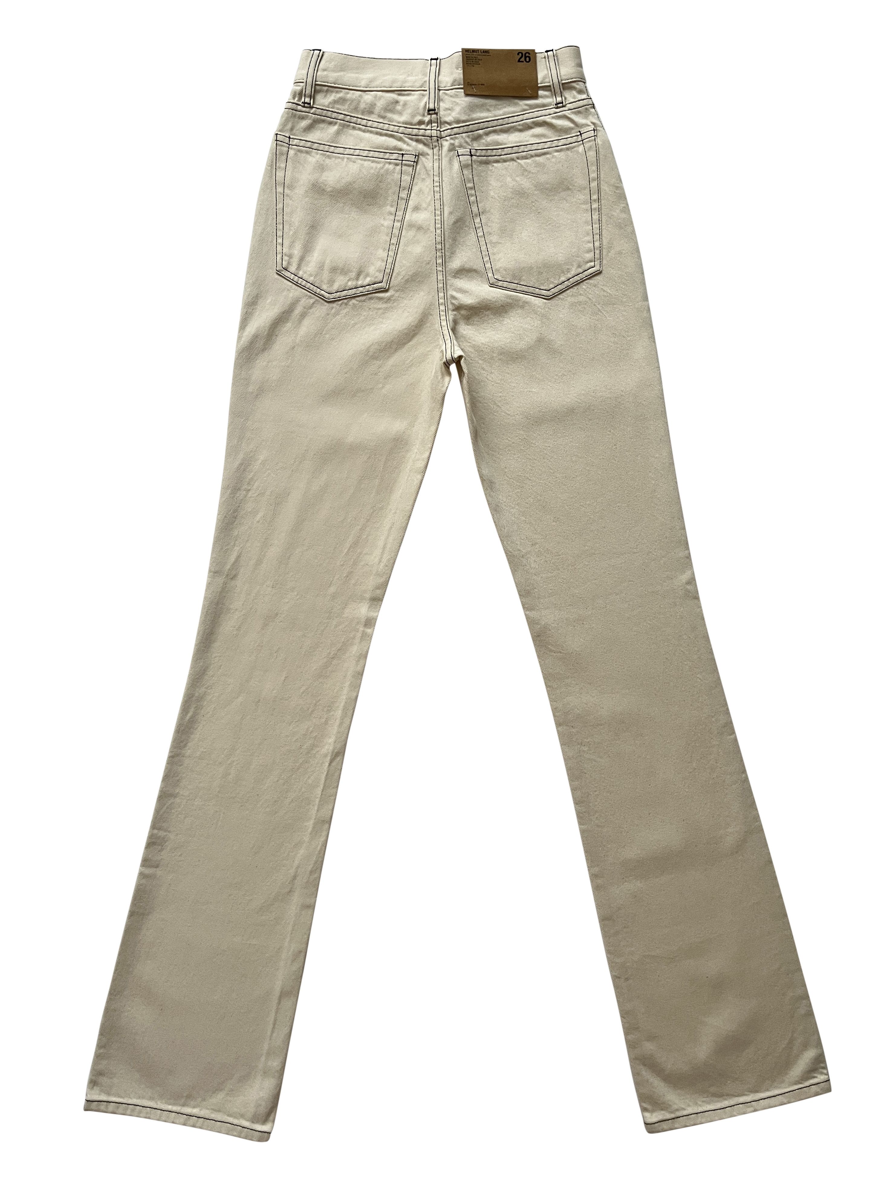 Helmut Lang ⚡️QUICK SALE⚡️Helmut Lang Natural Hi Bootcut Jeans Pants Size 26" / US 2 / IT 38 - 2 Thumbnail