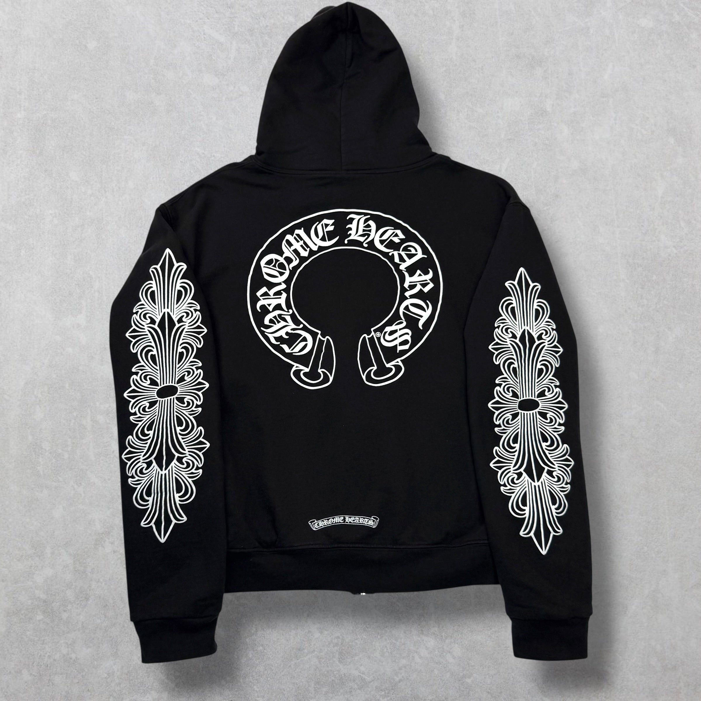 Chrome Hearts Chrome Hearts Horseshoe Floral Thermal ZipUp M Size US M / EU 48-50 / 2 - 2 Thumbnail