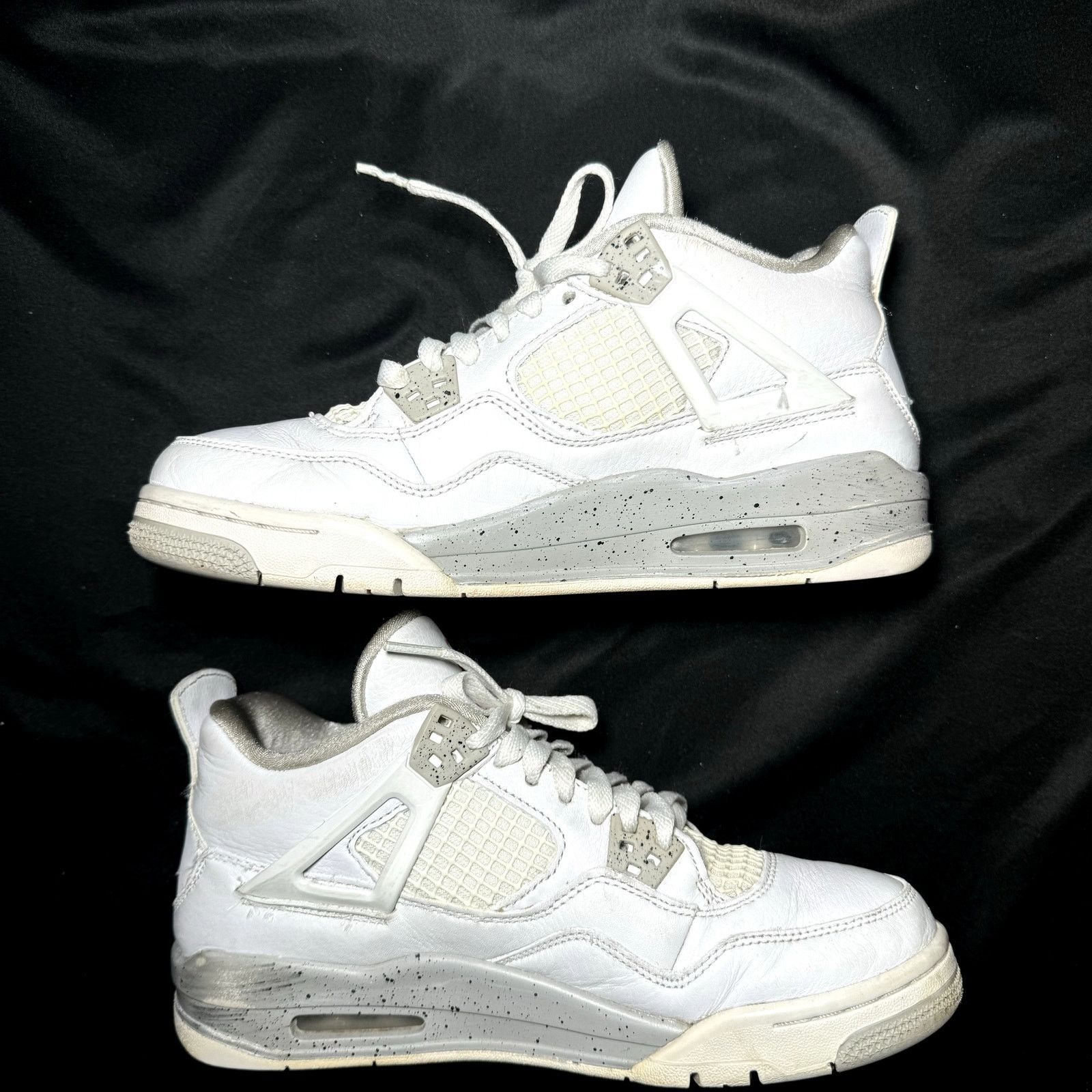 Jordan Brand × Nike Size 7 - Nike Air Jordan 4 Retro GS White Oreo Men's Shoes Size US 7 / EU 40 - 2 Thumbnail